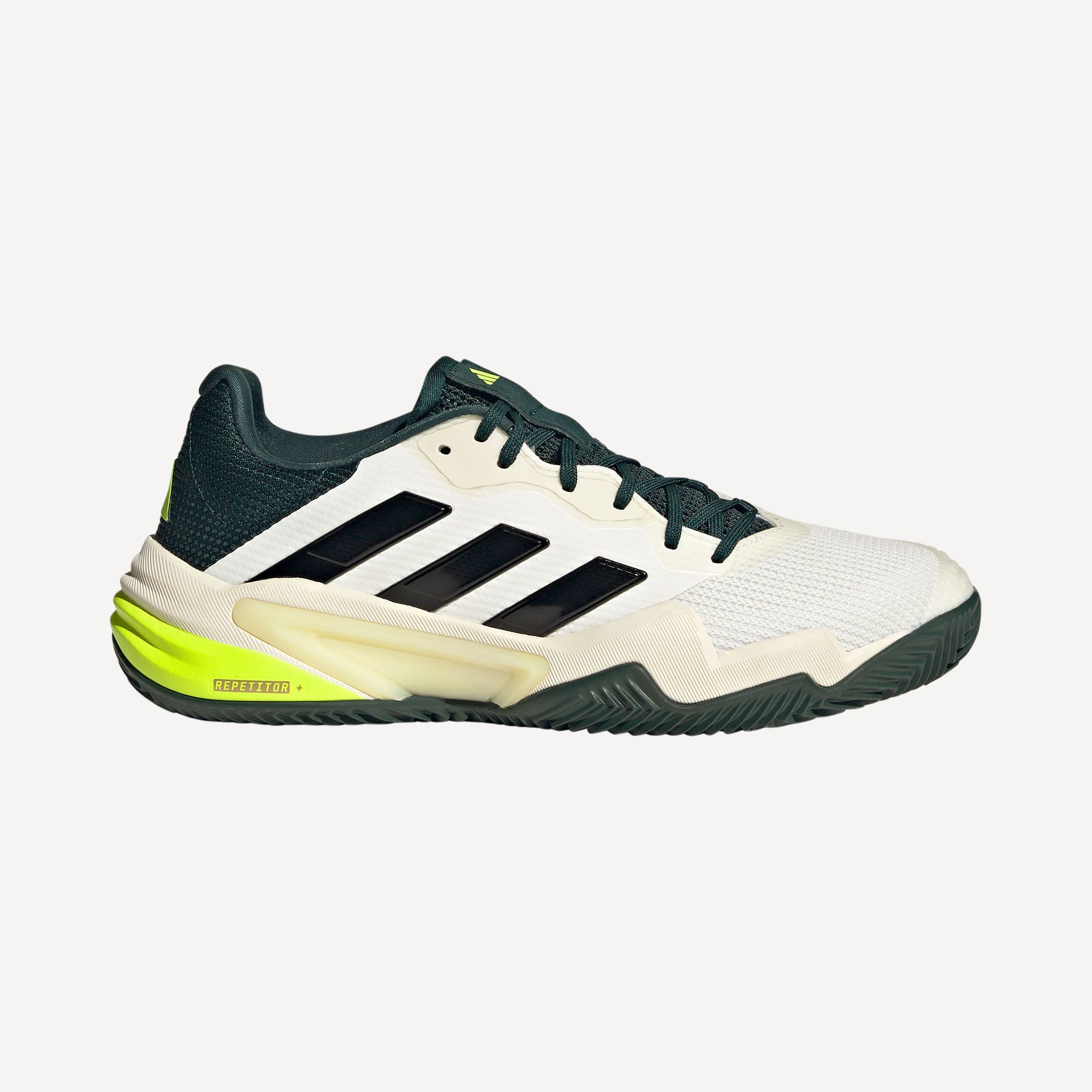 adidas Barricade 13 Men's Clay Court Tennis Shoes - White (1)