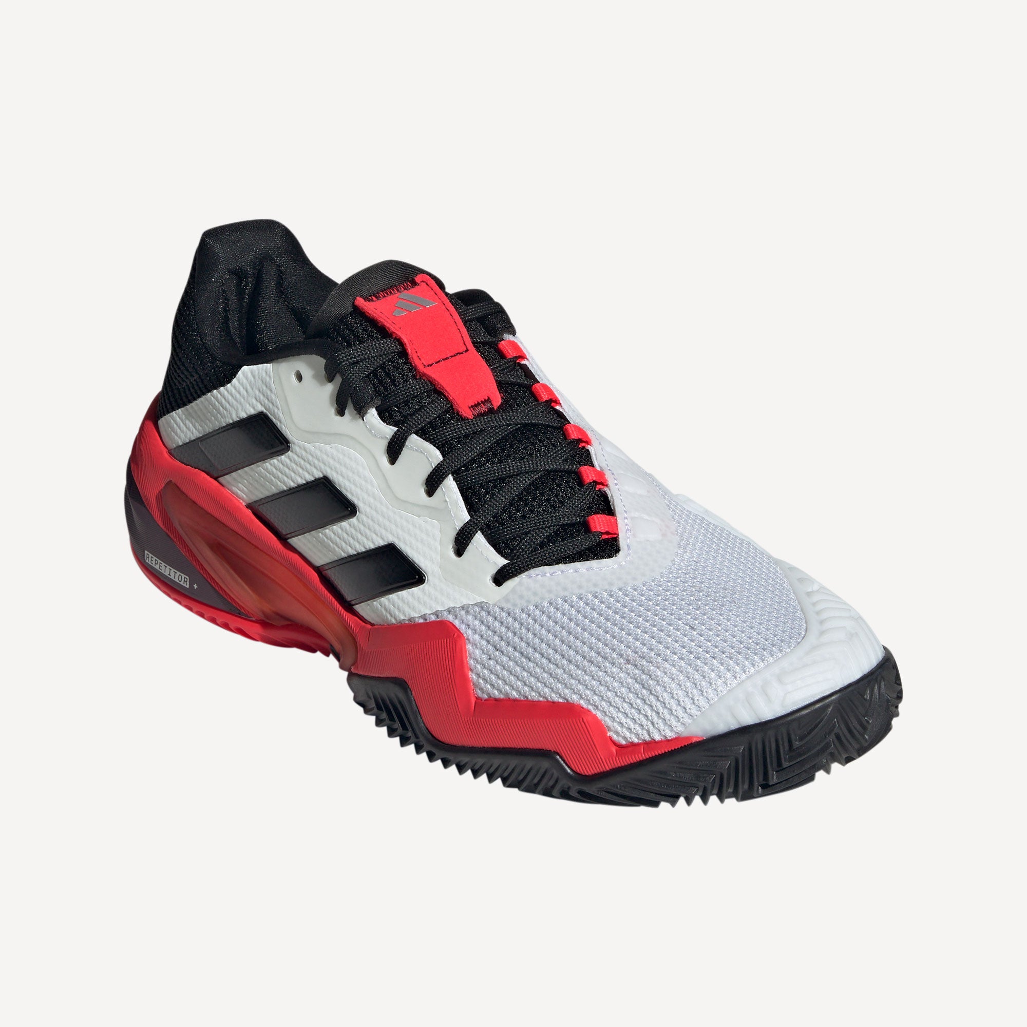 adidas Barricade 13 Men's Clay Court Tennis Shoes - White (5)