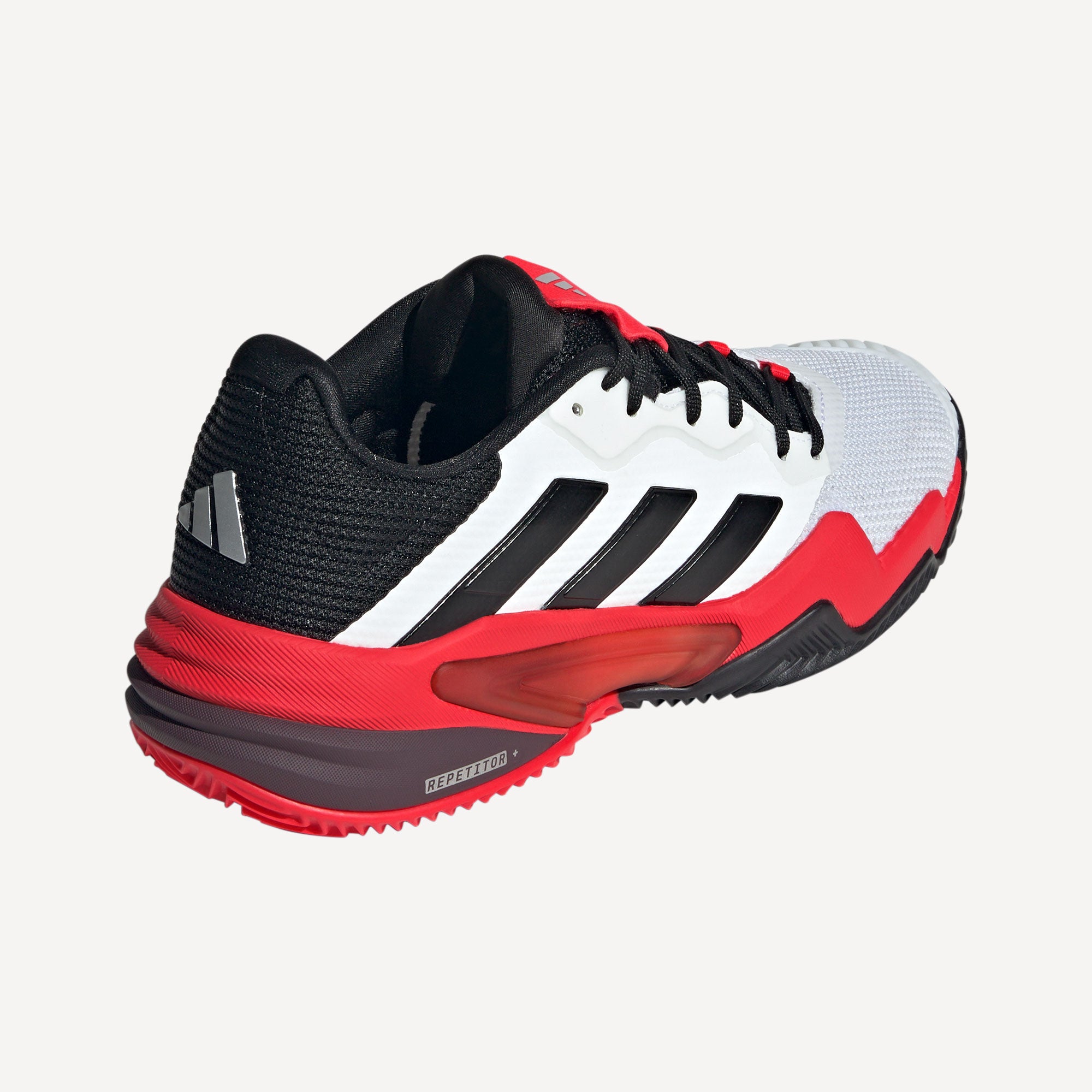 adidas Barricade 13 Men's Clay Court Tennis Shoes - White (6)