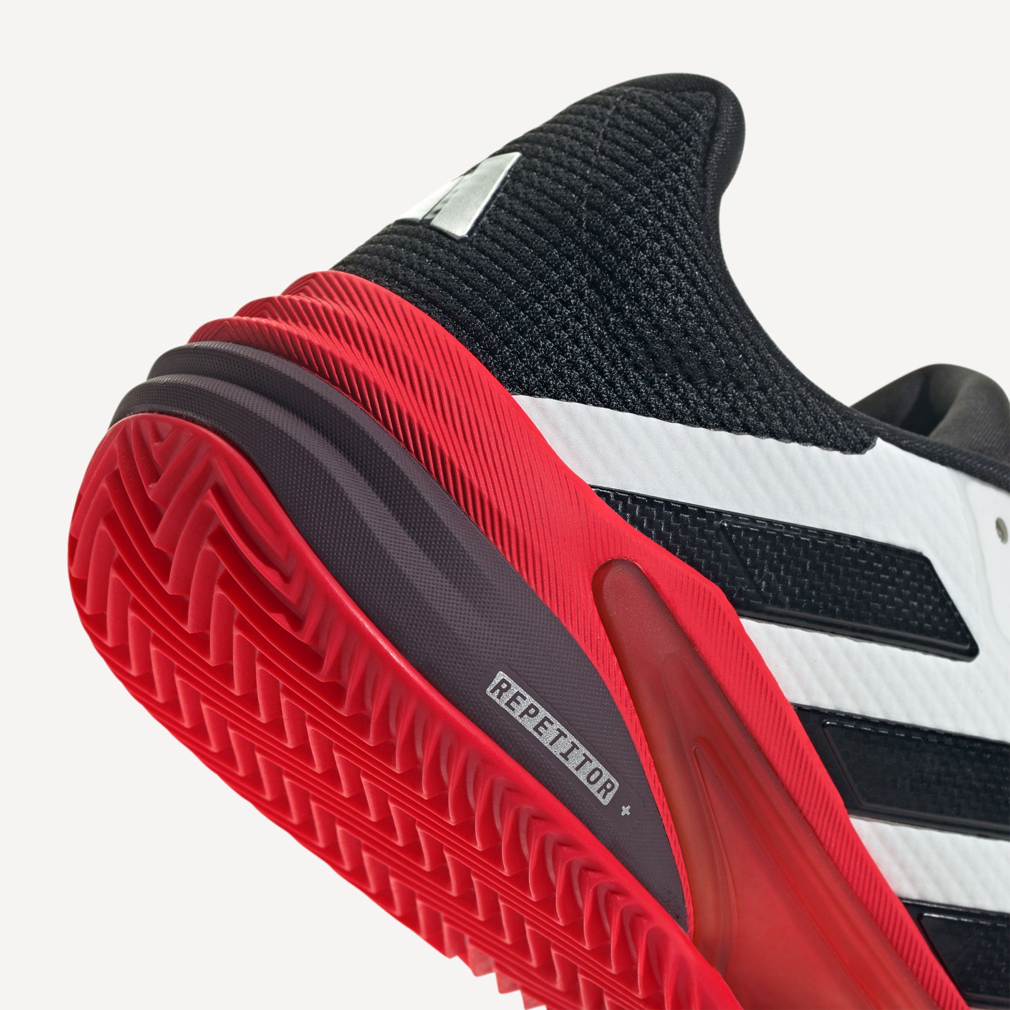 adidas Barricade 13 Men's Clay Court Tennis Shoes - White (8)