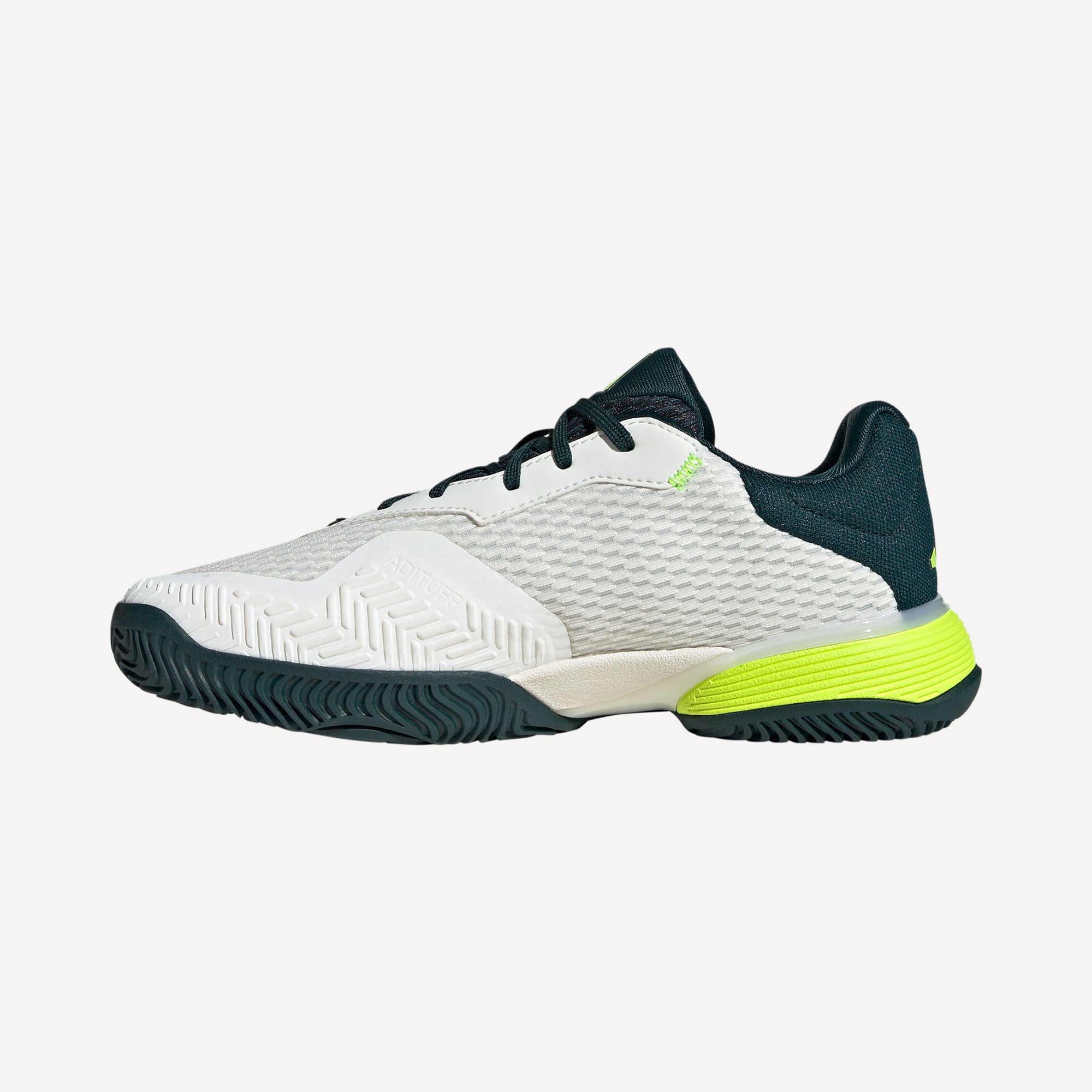adidas Barricade Kids' Tennis Shoes - White (3)