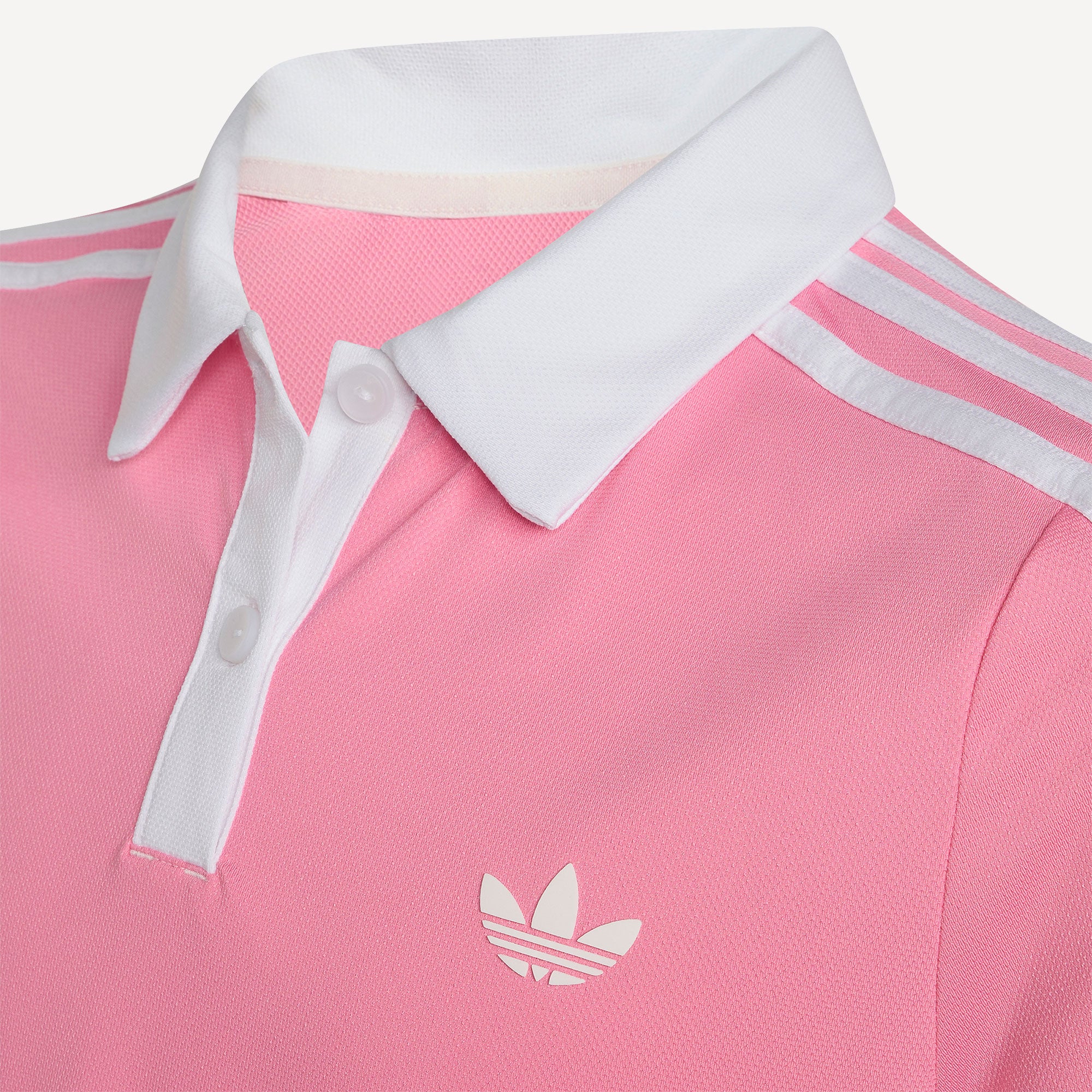 adidas Classics Girls' Tennis Polo - Pink (3)