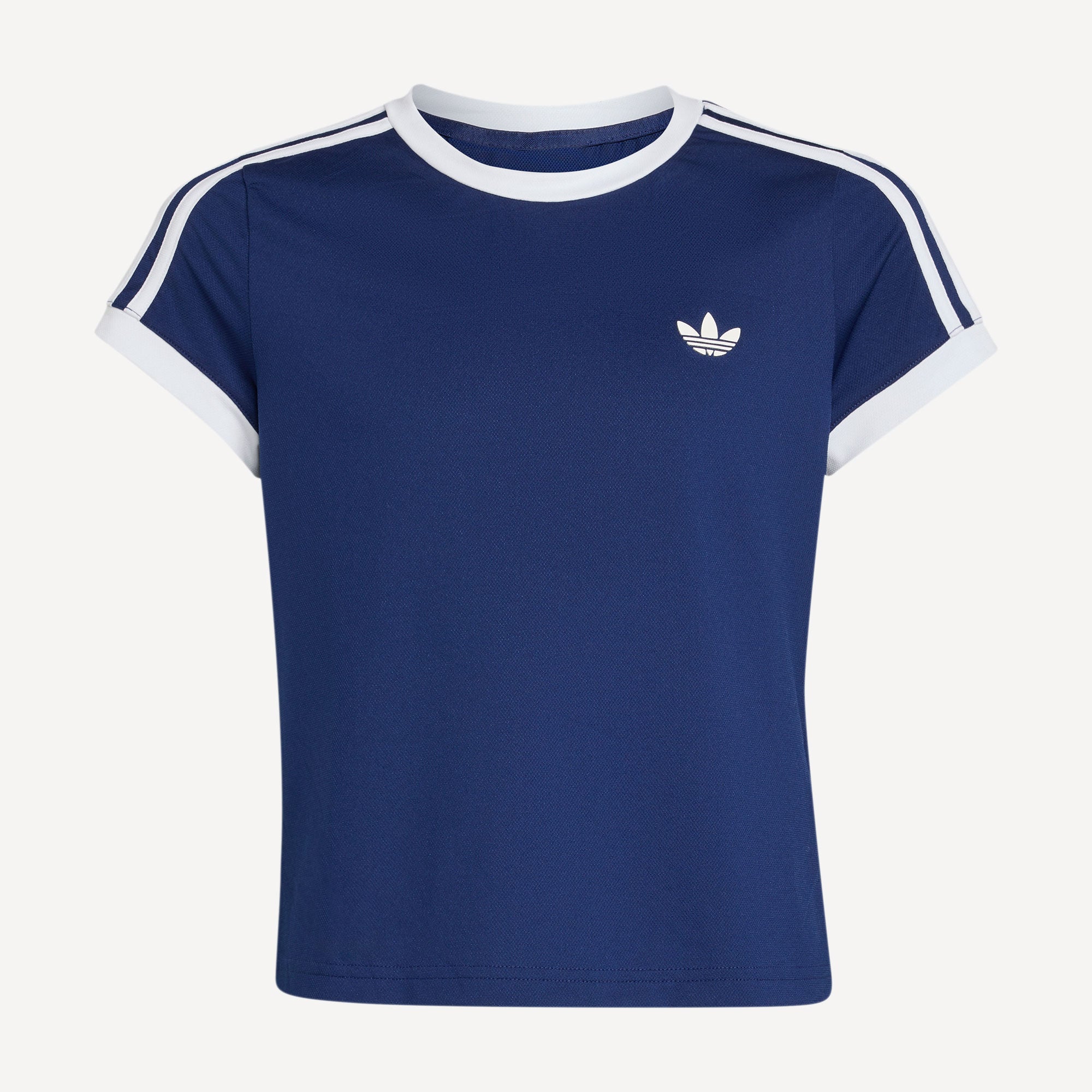 adidas Classics Girls' Tennis Shirt - Blue (1)