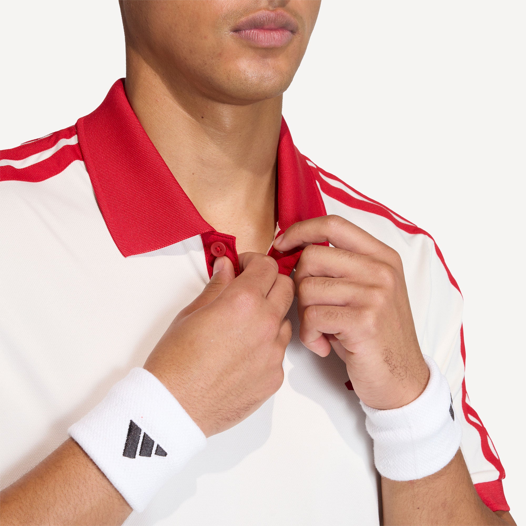 adidas Classics Men's Tennis Polo - White (5)