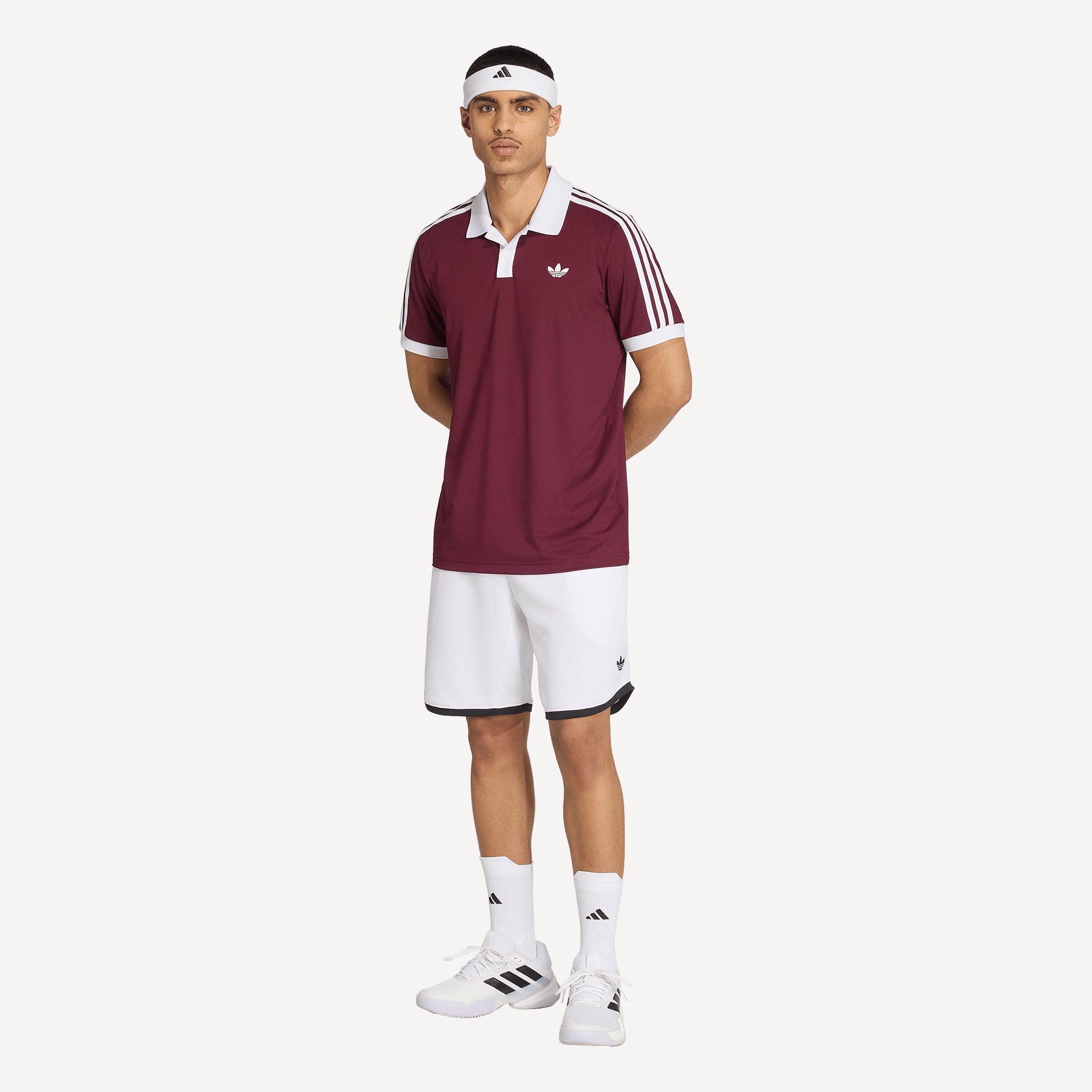 adidas Classics Men's Tennis Polo - Red (3)