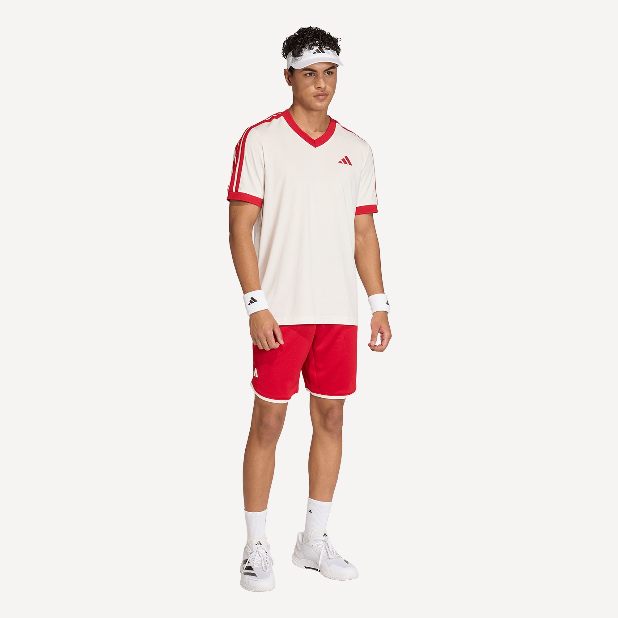 adidas Classics Men's Tennis Shirt - White (3)