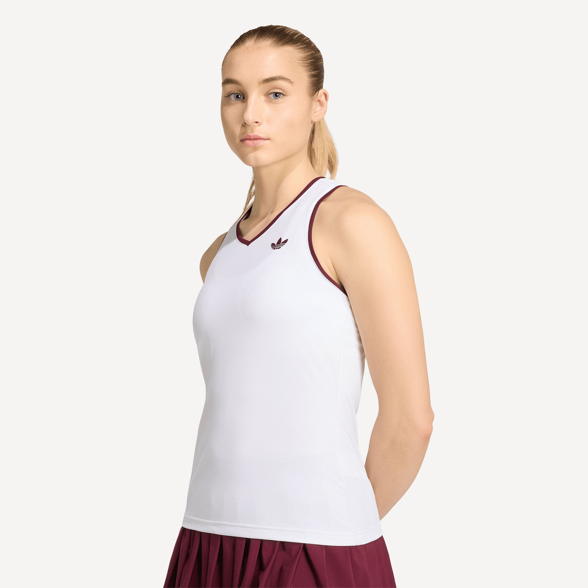 adidas Classics Women's Tennis Tank - White (5)