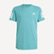 adidas Club Boys' 3-Stripes Tennis Shirt - Green (1)