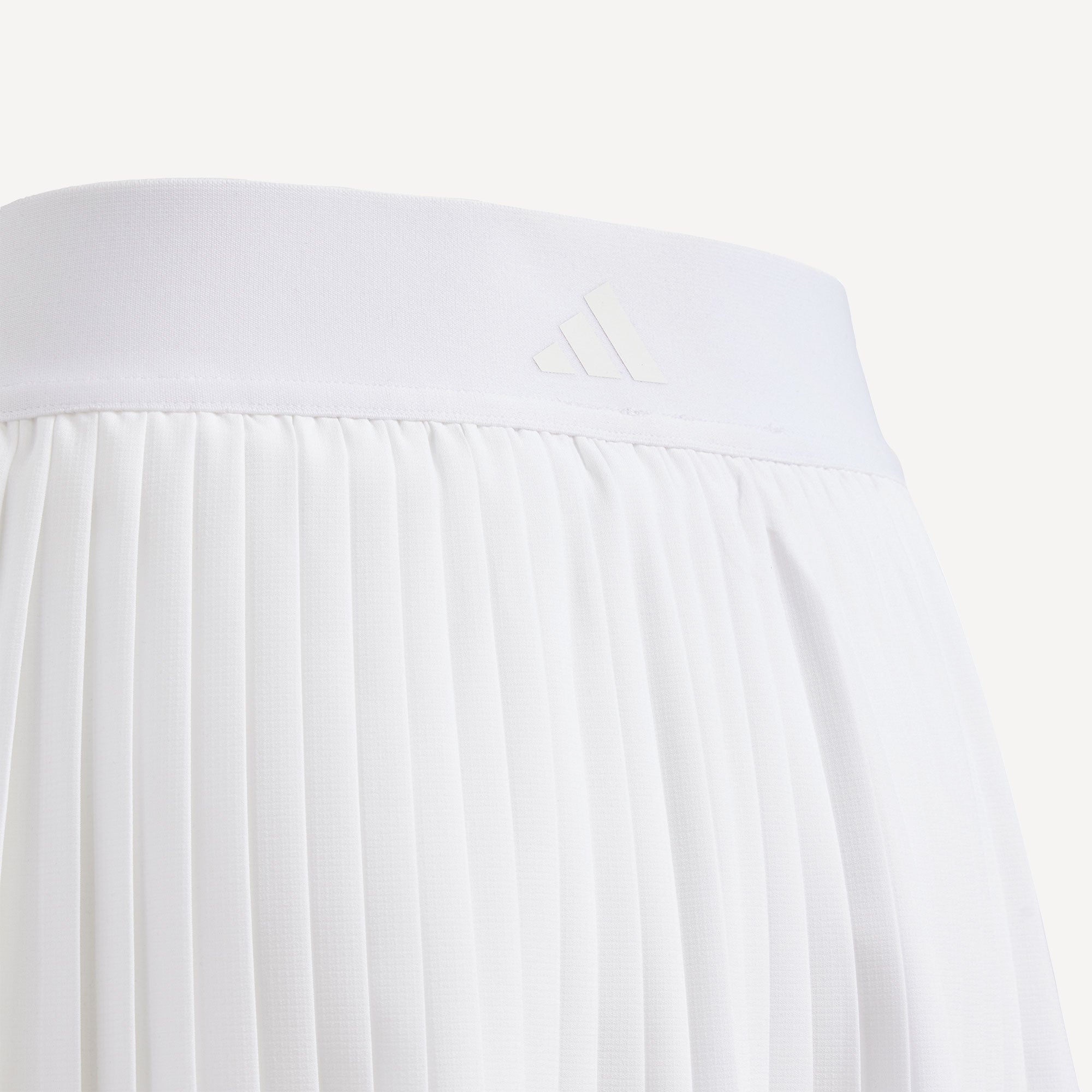 adidas Club Girls' Pleated Tennis Skirt - White (3)