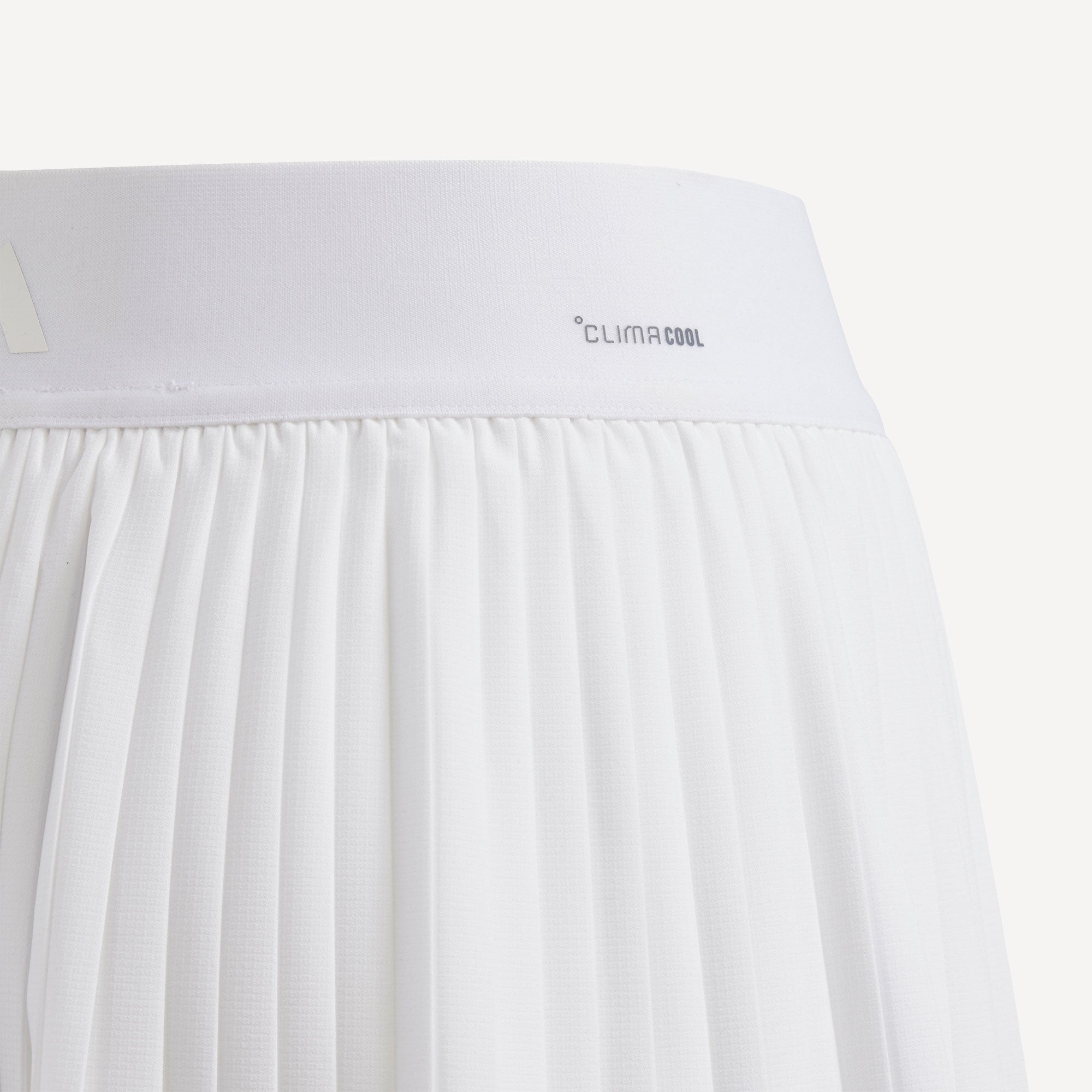 adidas Club Girls' Pleated Tennis Skirt - White (5)