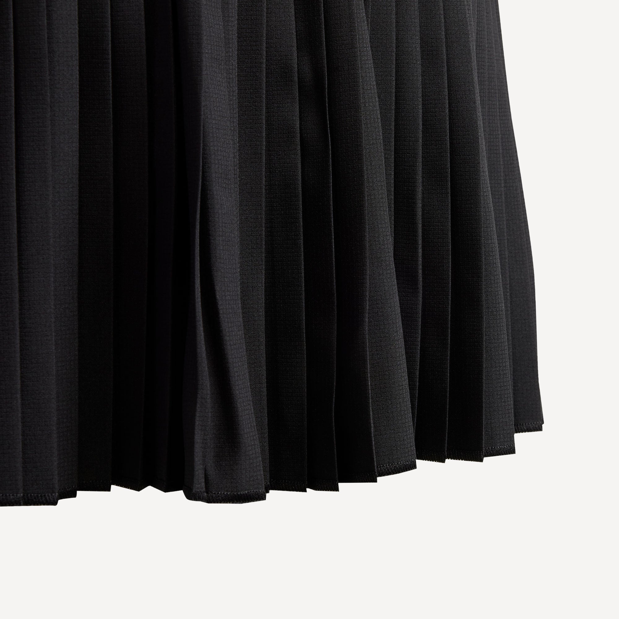 adidas Club Girls' Pleated Tennis Skirt - Black (3)