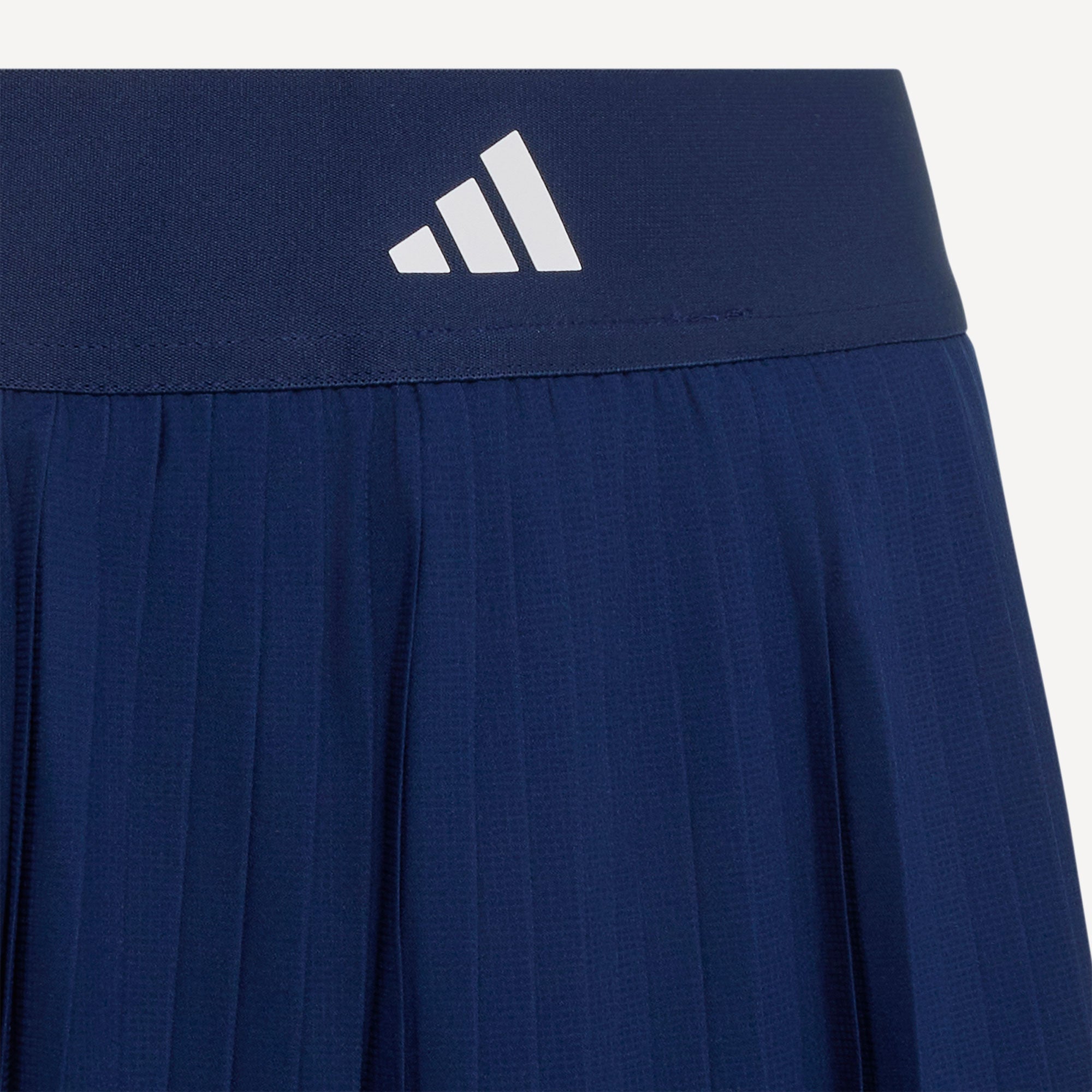adidas Club Girls' Pleated Tennis Skirt - Blue (4)