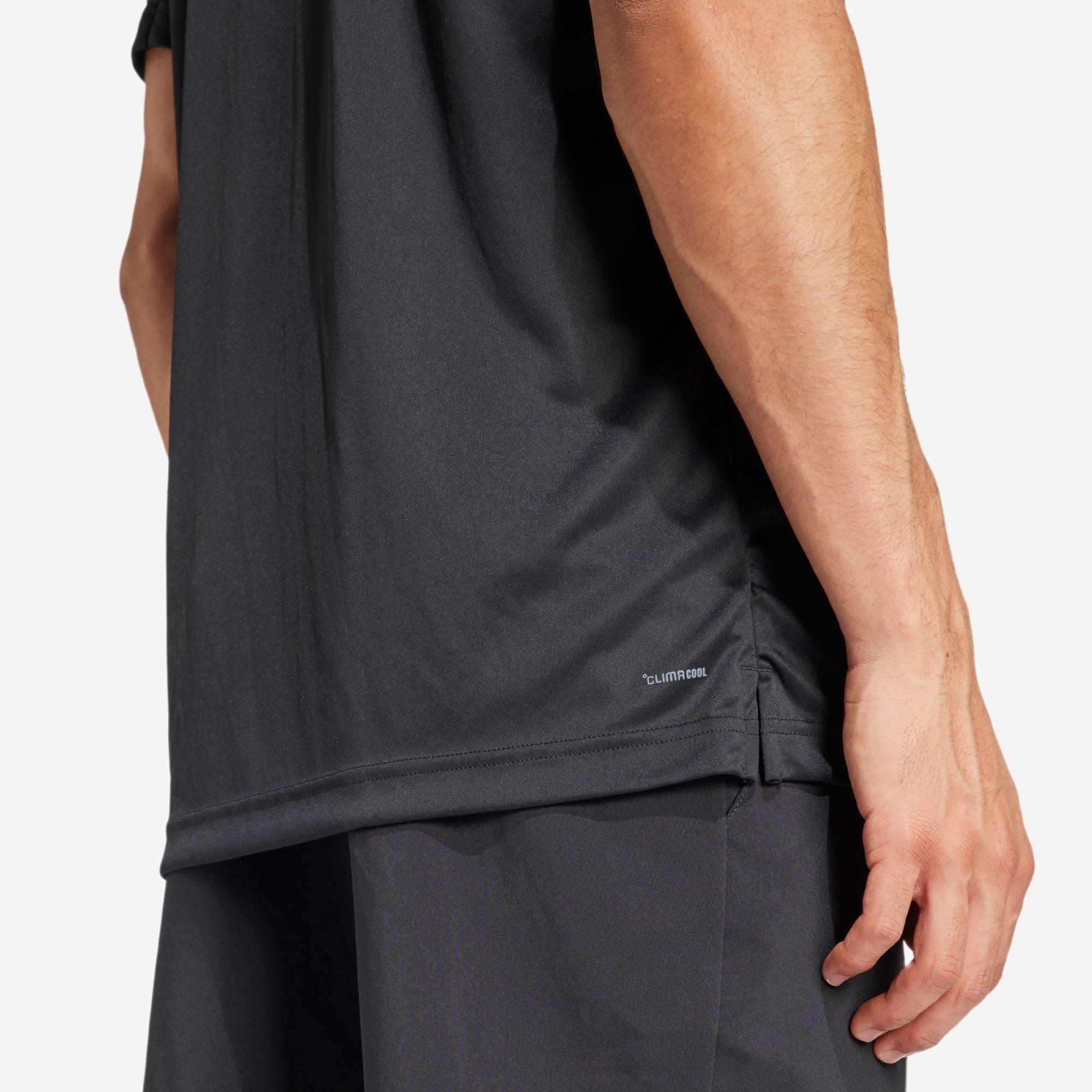 adidas Club Men's 3-Stripes Tennis Shirt - Black (5)
