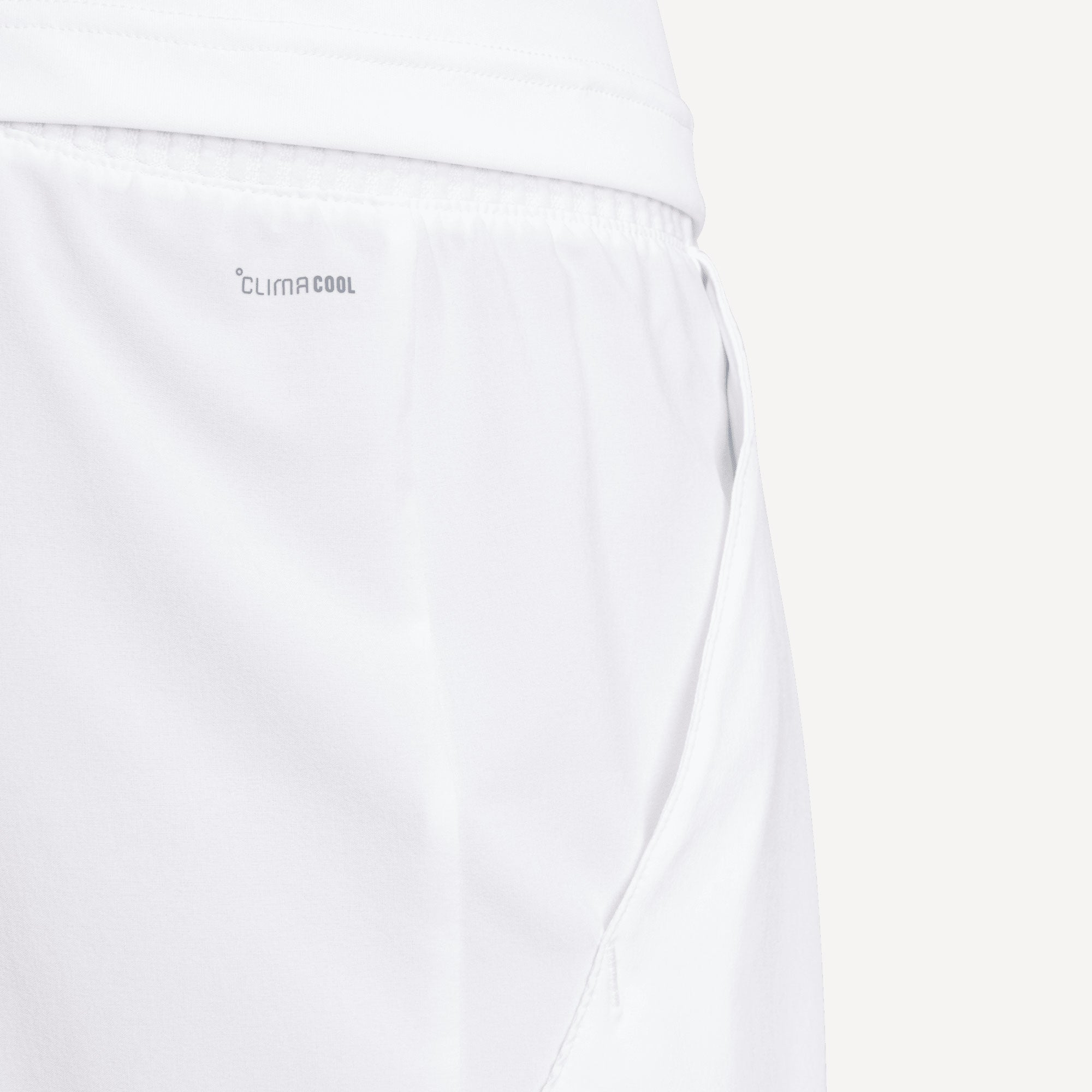 adidas Club Men's Stretch Woven 7-Inch Tennis Shorts - White (5)