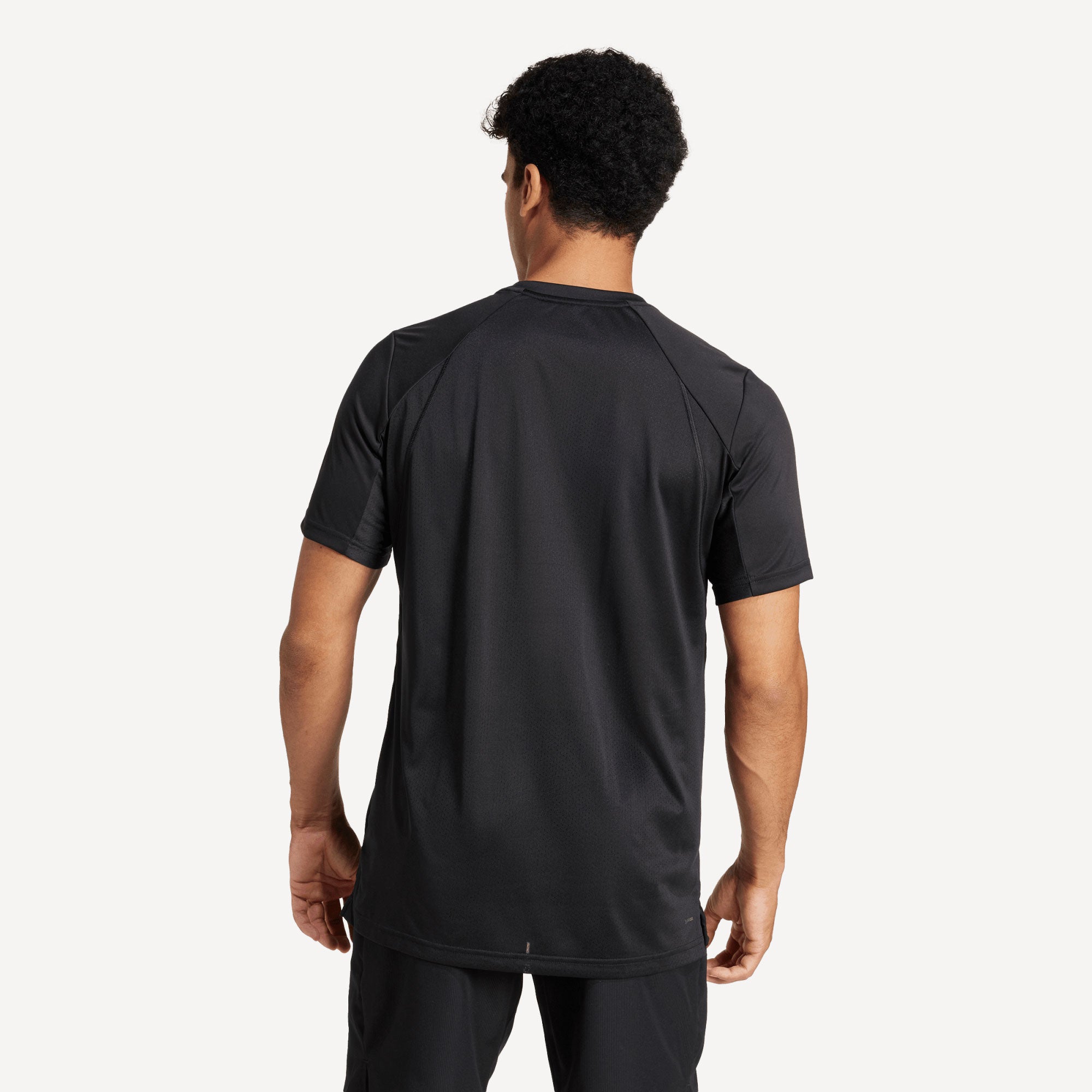 adidas Club Men's Tennis Shirt - Black (2)