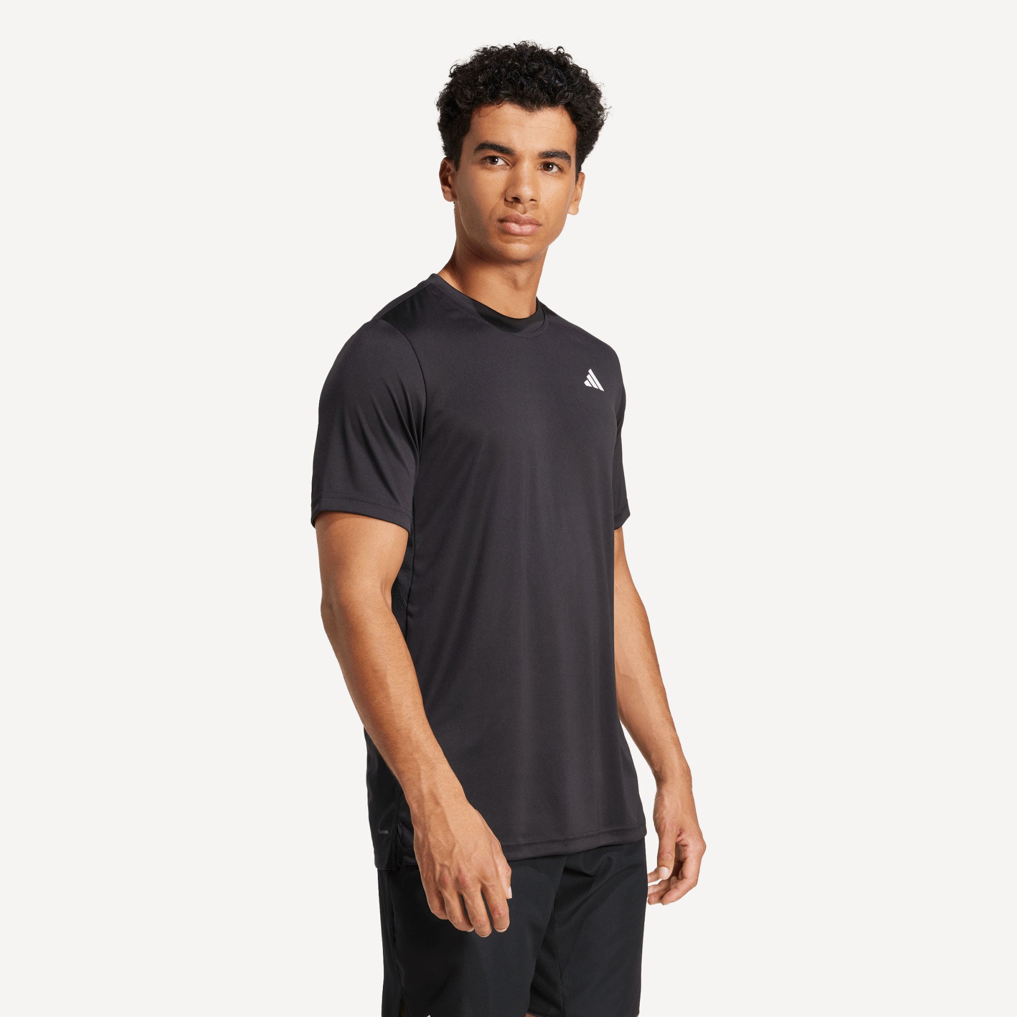 adidas Club Men's Tennis Shirt - Black (3)