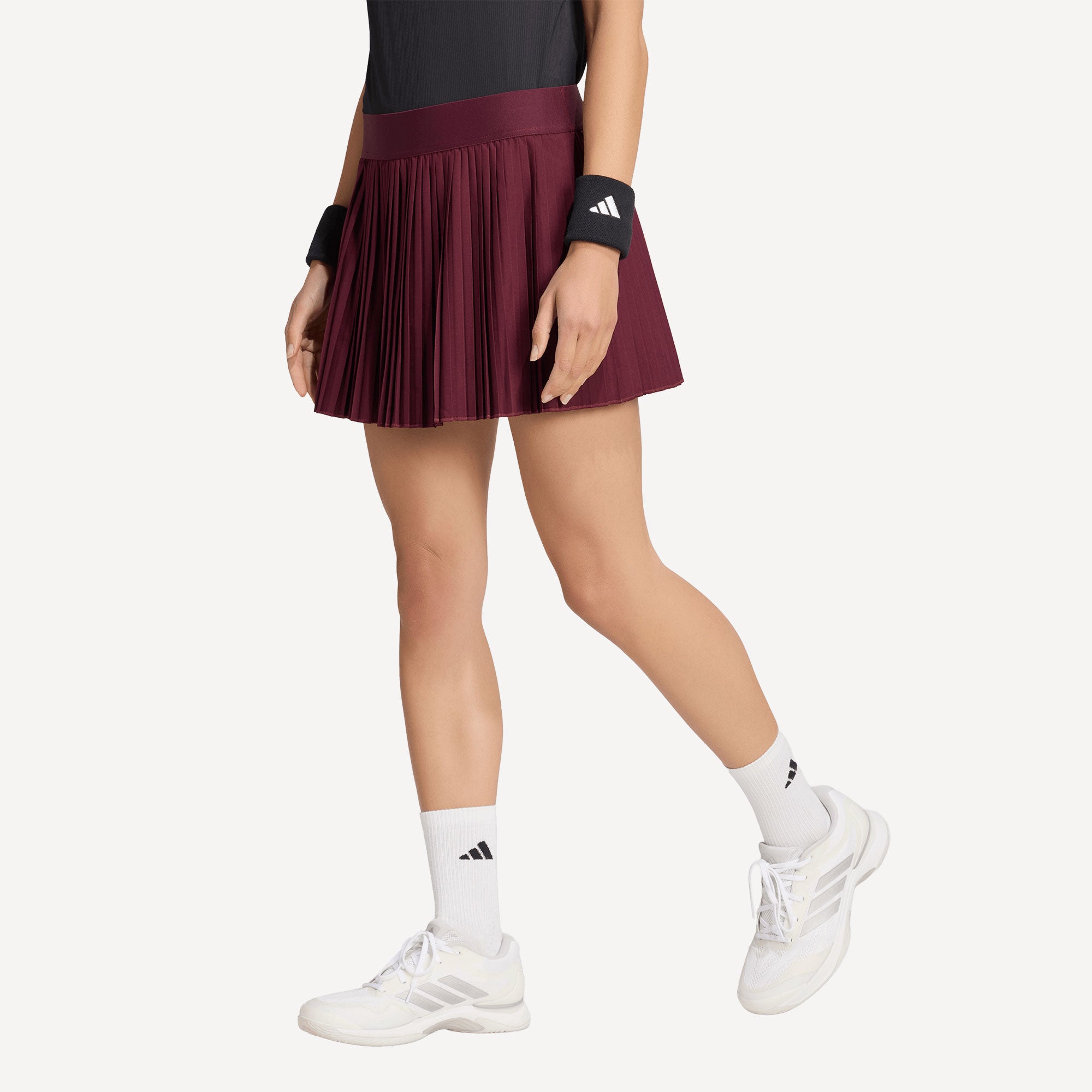 adidas Club Women's Pleated Tennis Skirt - Red (1)