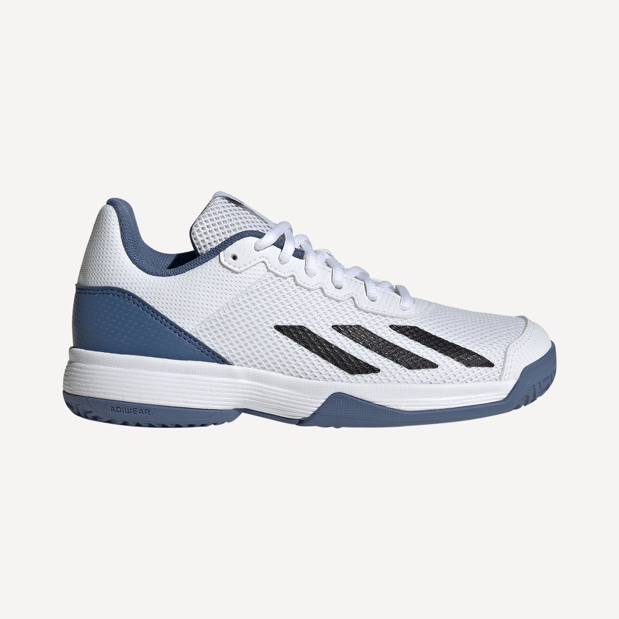 adidas Courtflash Kids' Tennis Shoes - White (1)