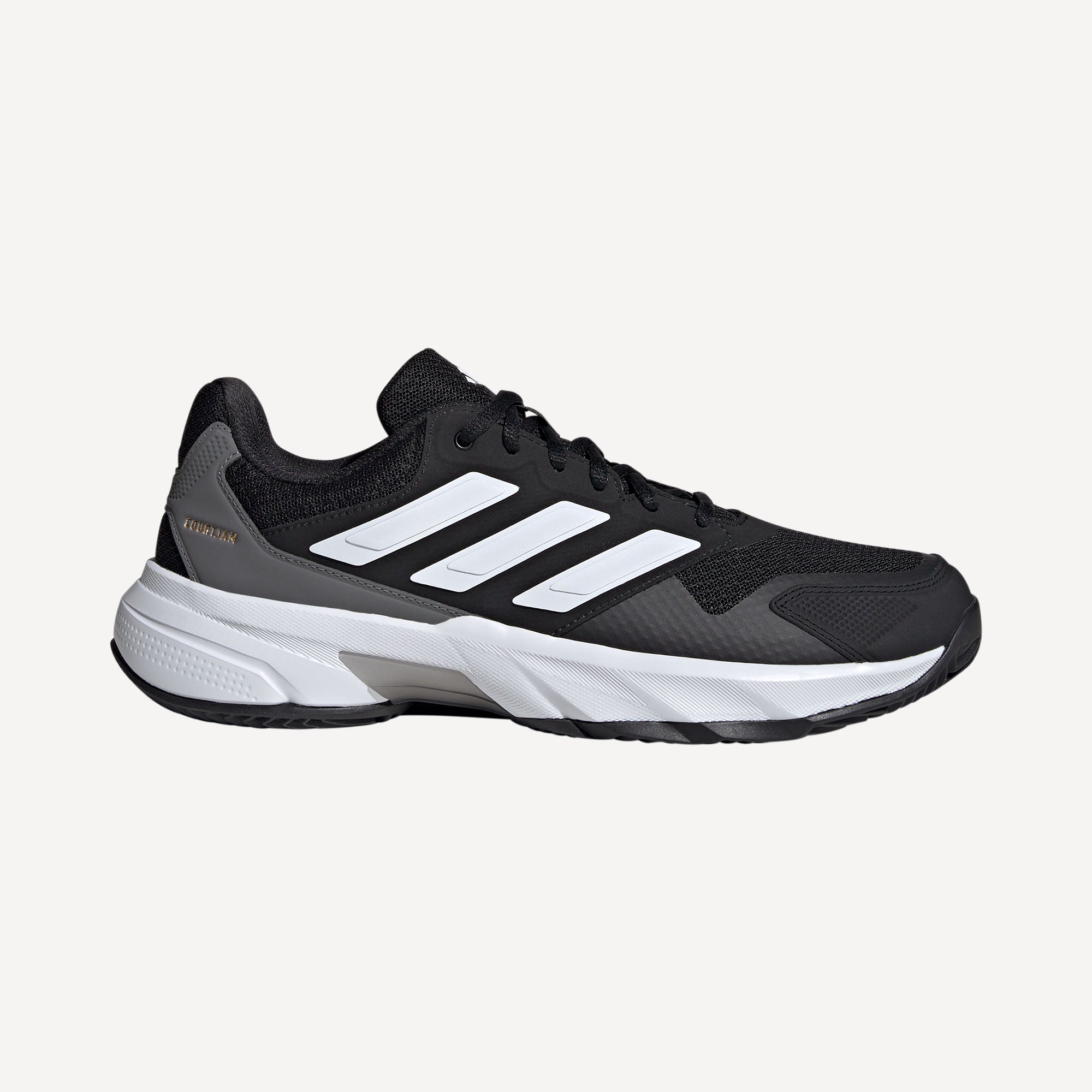 adidas CourtJam Control 3 Men's Clay Court Tennis Shoes - Black (1)
