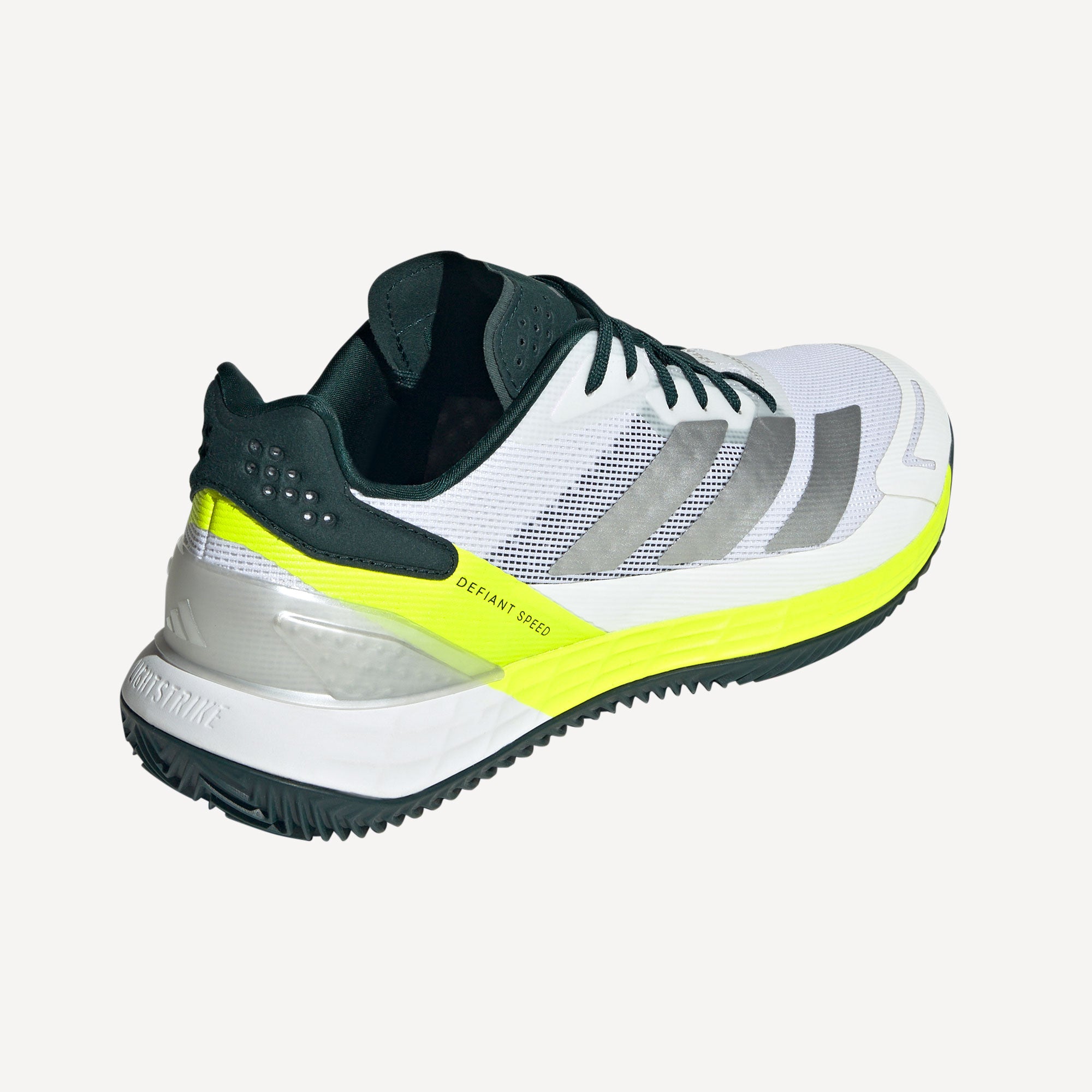 adidas Defiant Speed 2 Men's Clay Court Tennis Shoes - White (6)