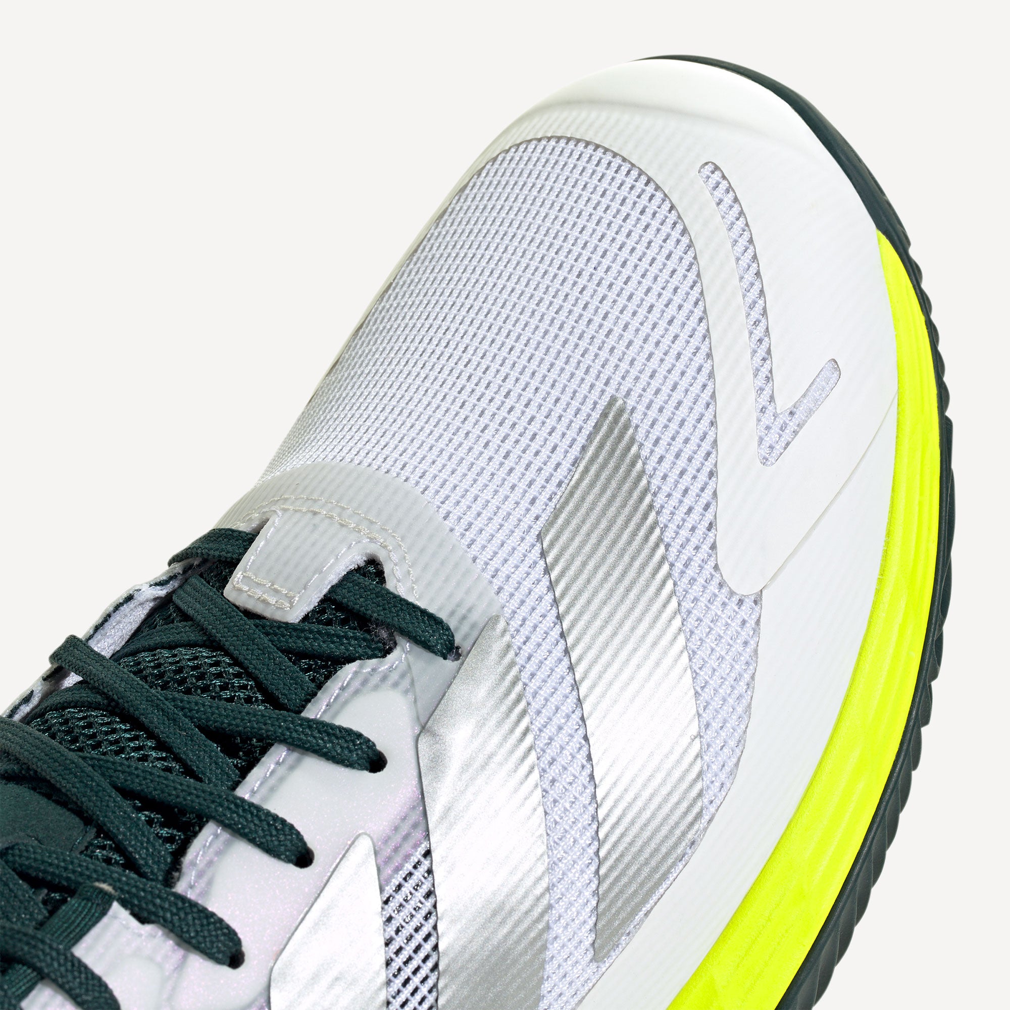 adidas Defiant Speed 2 Men's Clay Court Tennis Shoes - White (7)