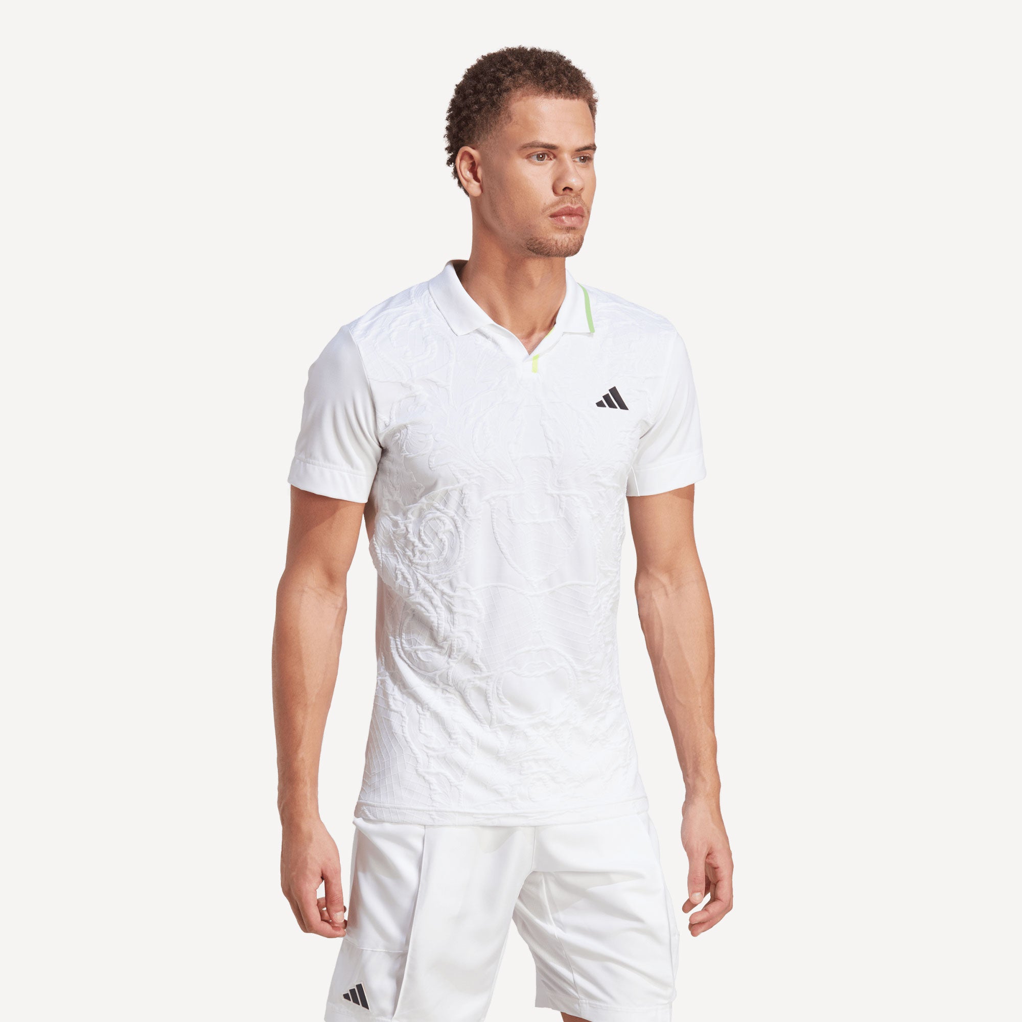 adidas Freelift London Pro Men's Tennis Polo White (4)