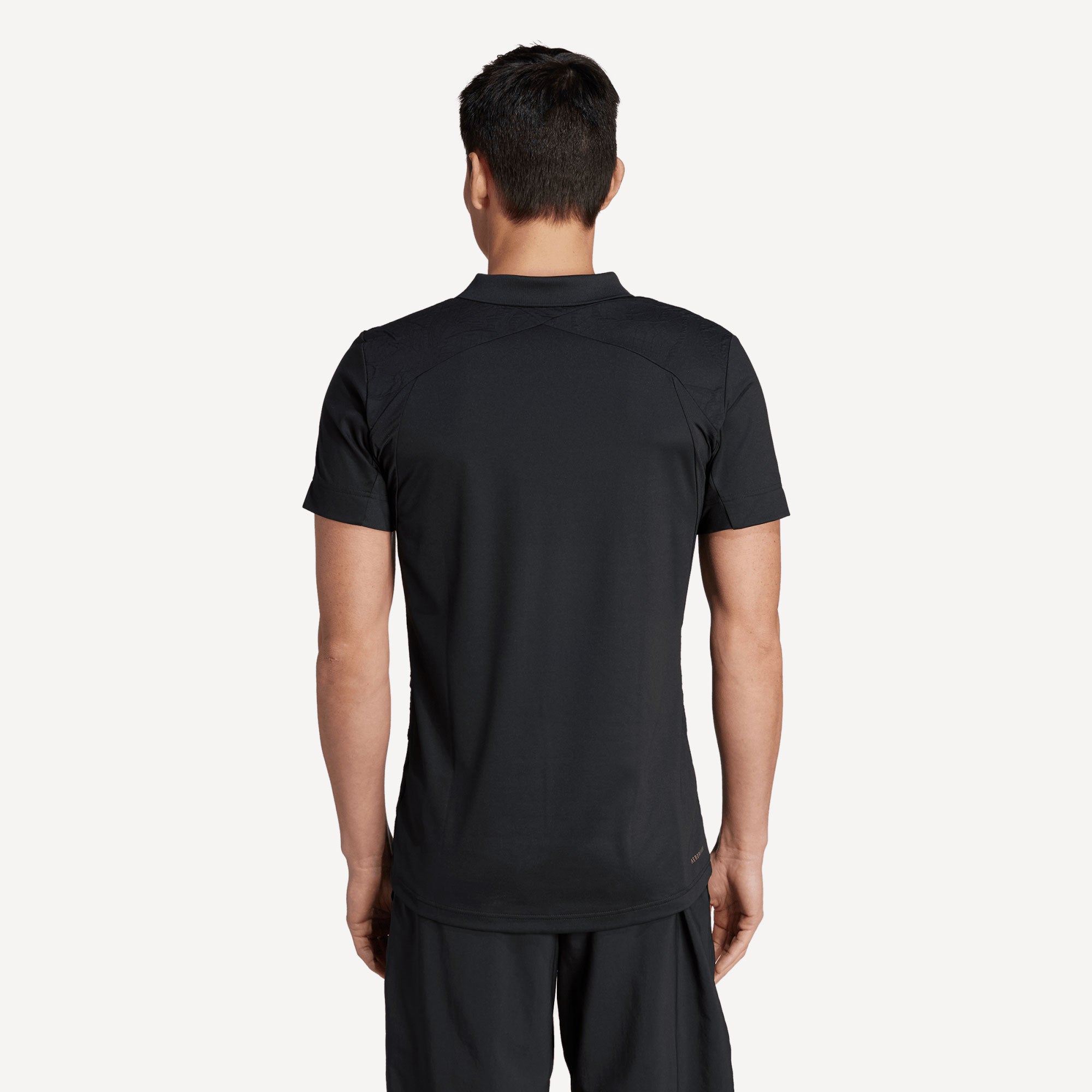 adidas Freelift London Pro Men's Tennis Polo Black (2)