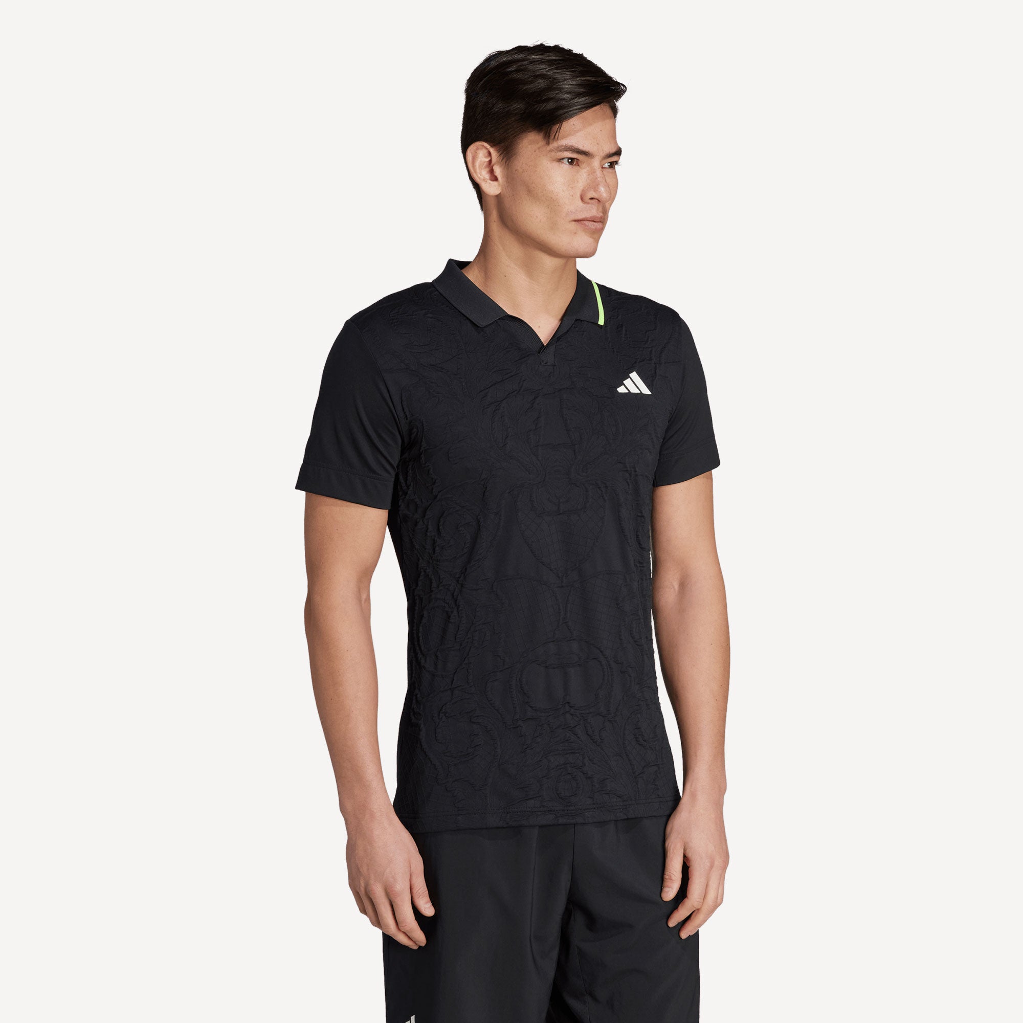 adidas Freelift London Pro Men's Tennis Polo Black (3)