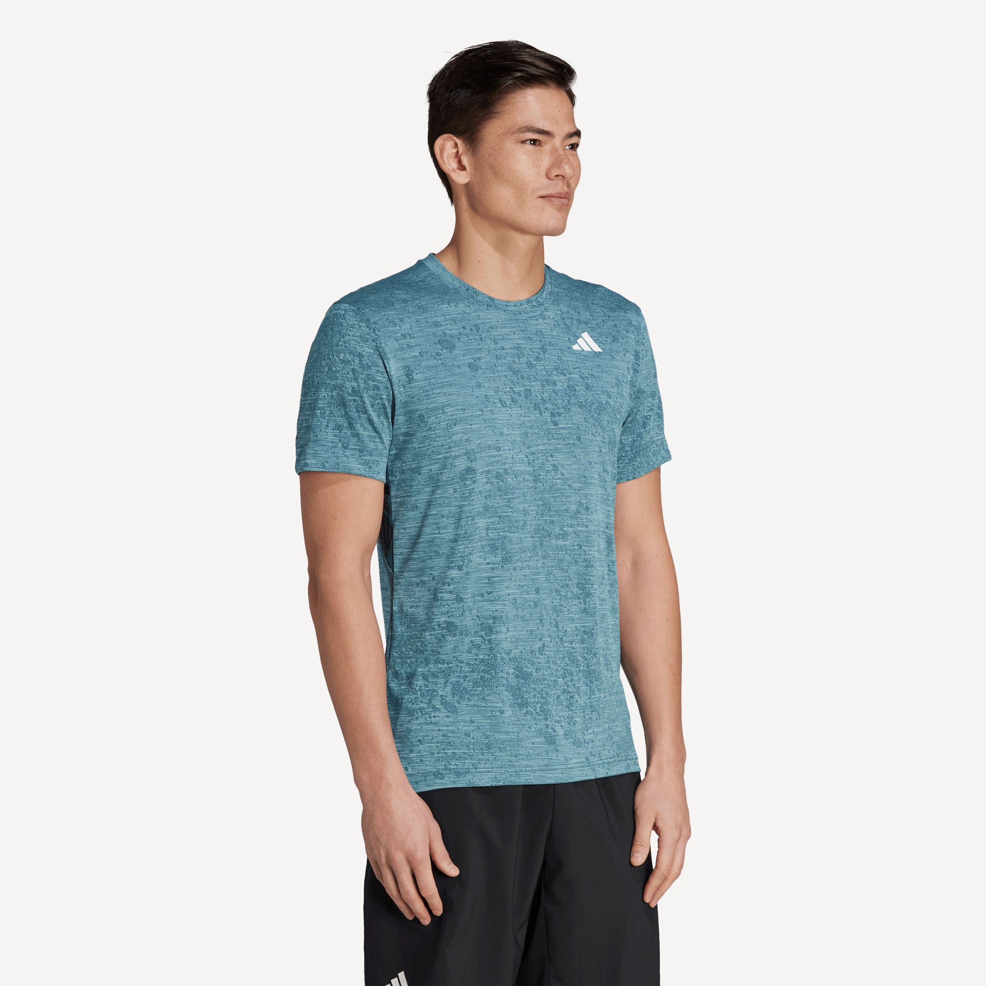 adidas Freelift Men's Tennis Shirt Green (3)