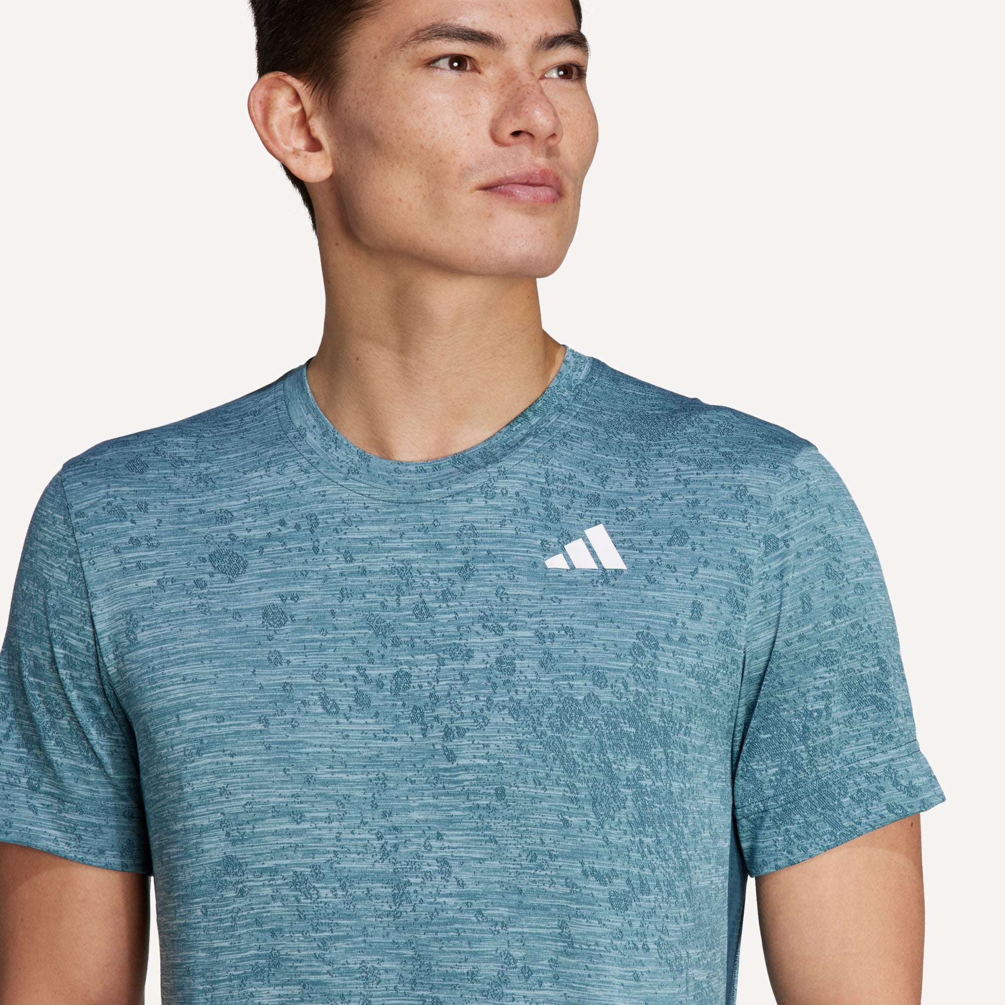 adidas Freelift Men's Tennis Shirt Green (5)