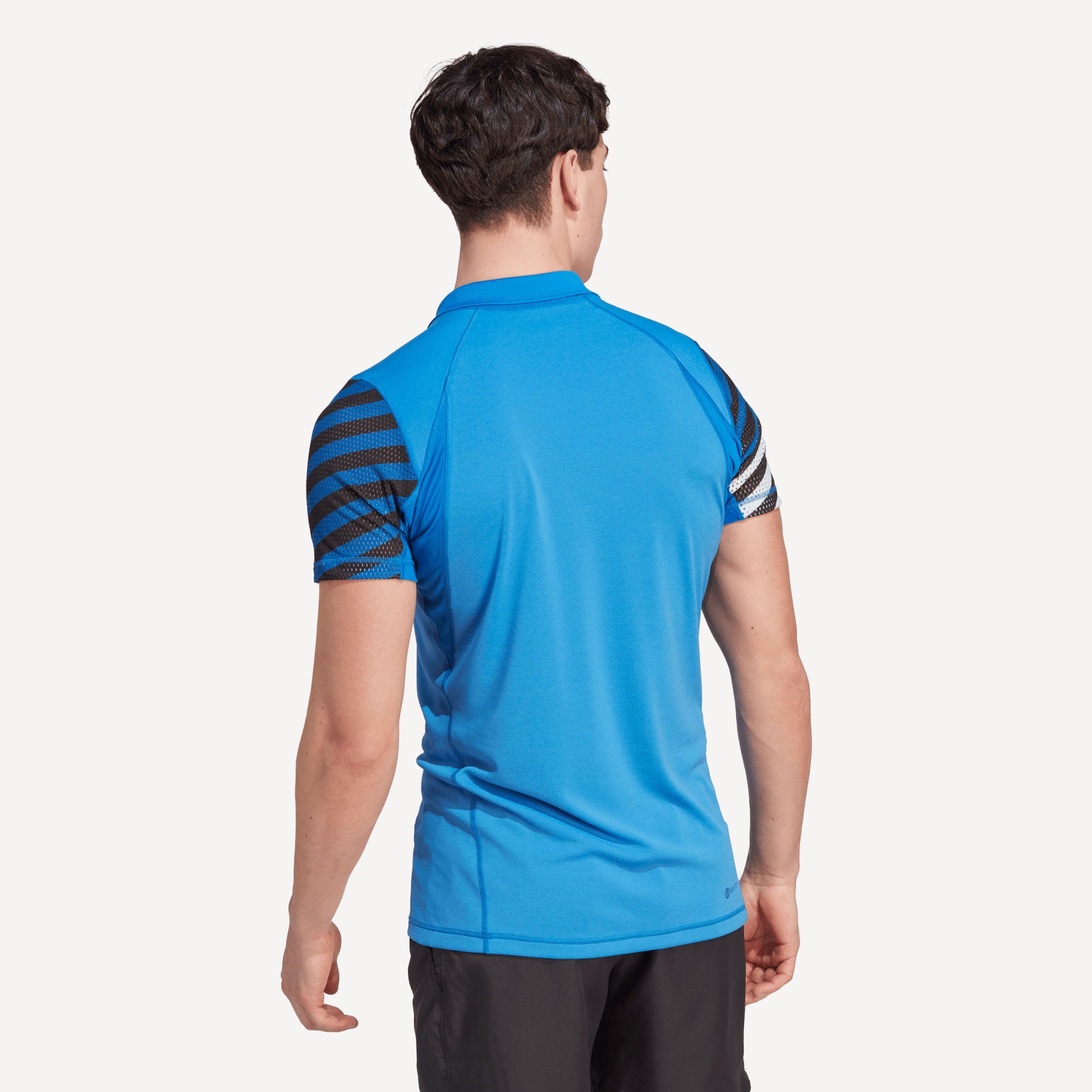 adidas Freelift New York Pro Men's Tennis Polo Blue (2)