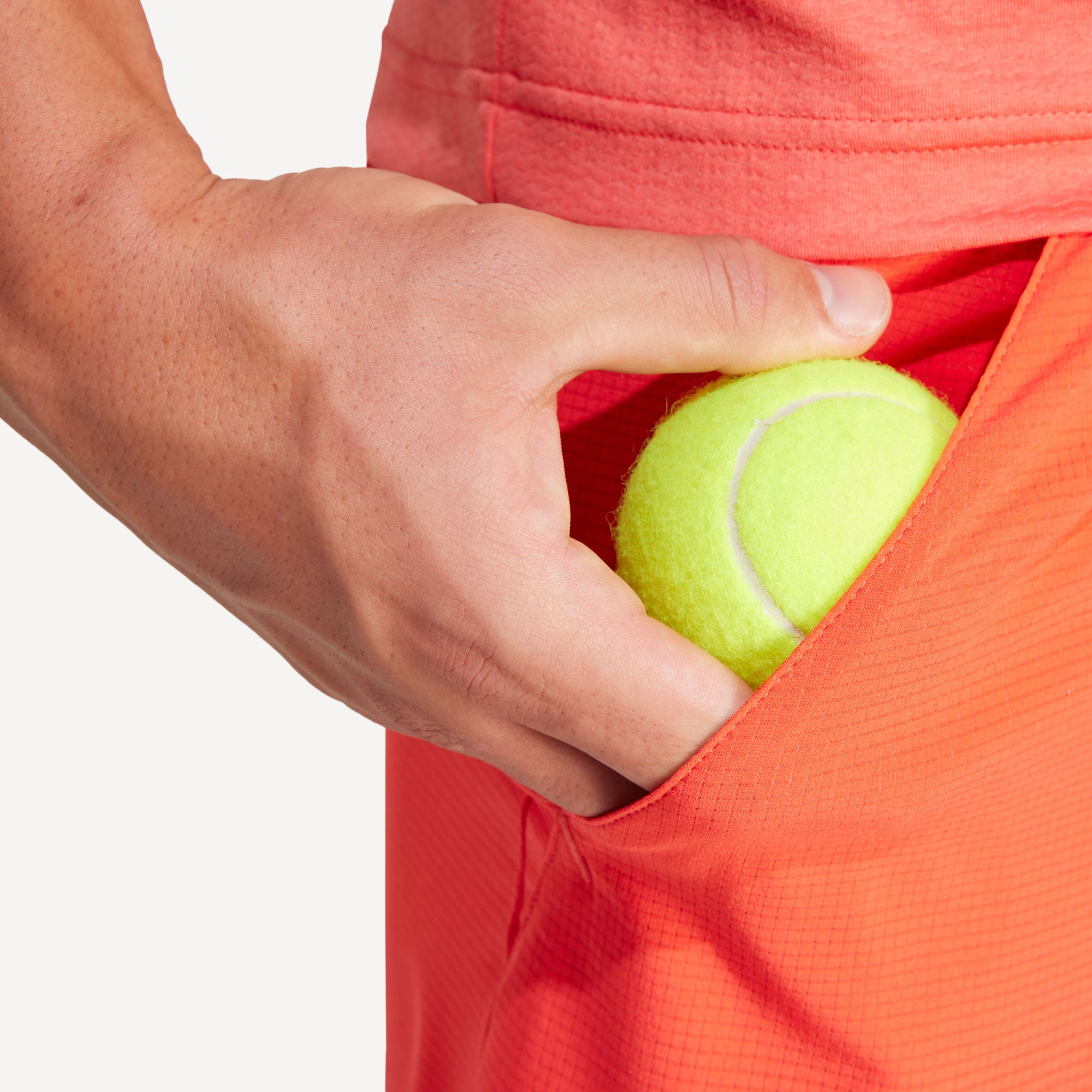 adidas Gameset Men's Ergo 7-Inch Tennis Shorts - Red (5)