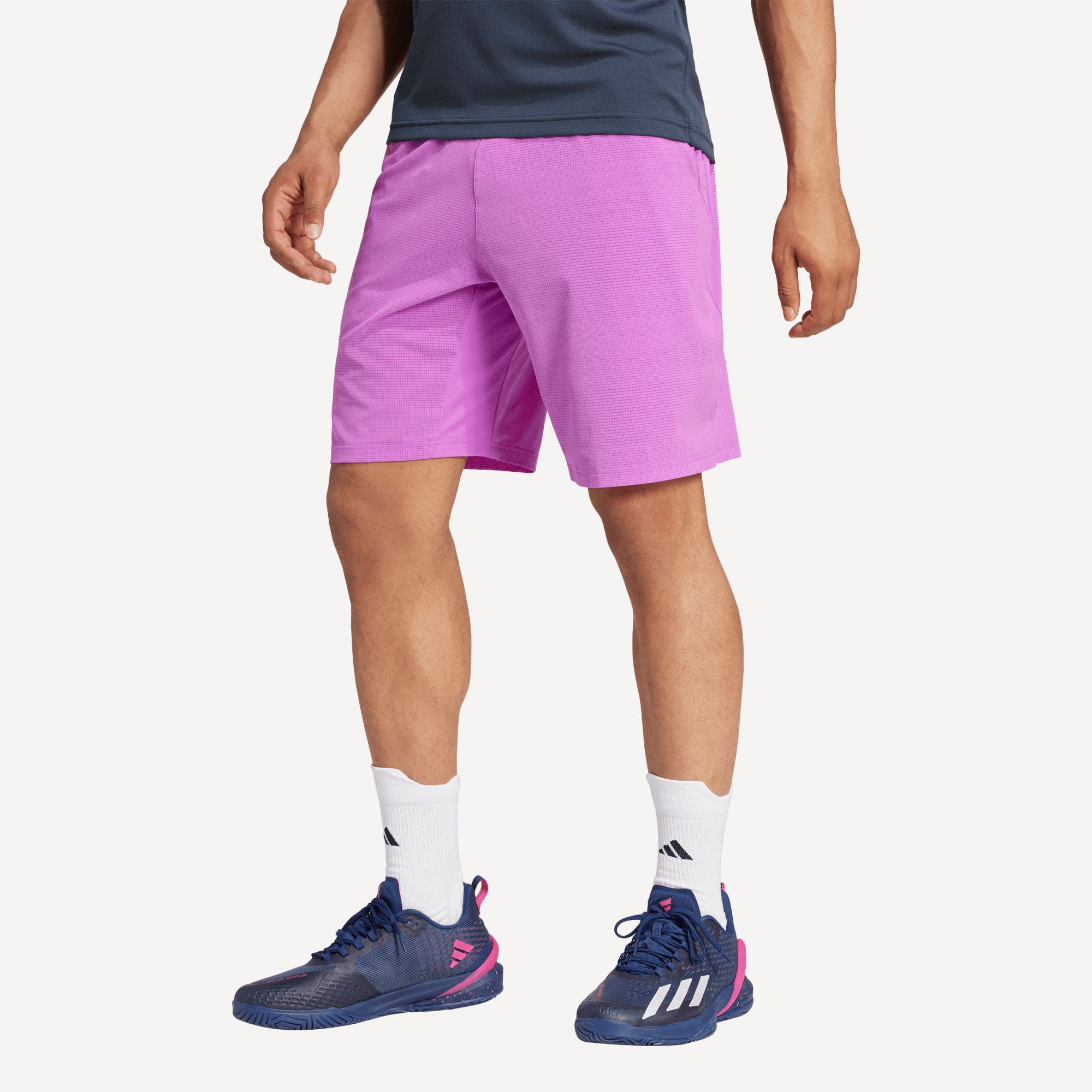 adidas Gameset Men's Ergo 7-Inch Tennis Shorts - Purple (1)
