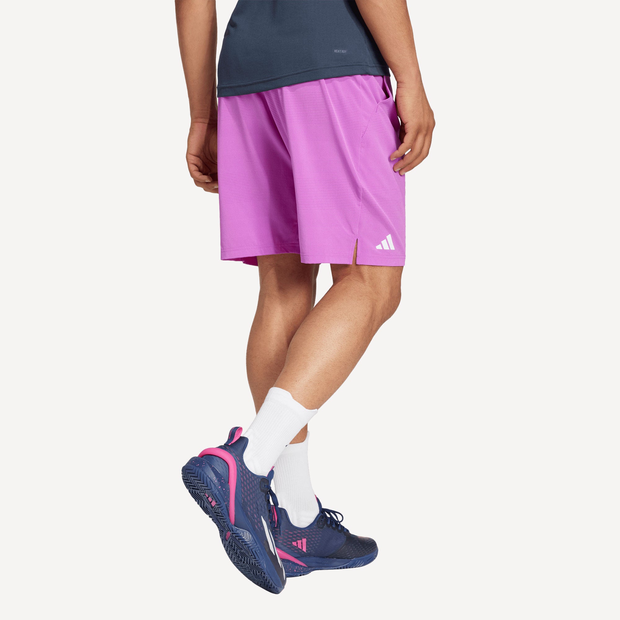 adidas Gameset Men's Ergo 7-Inch Tennis Shorts - Purple (2)