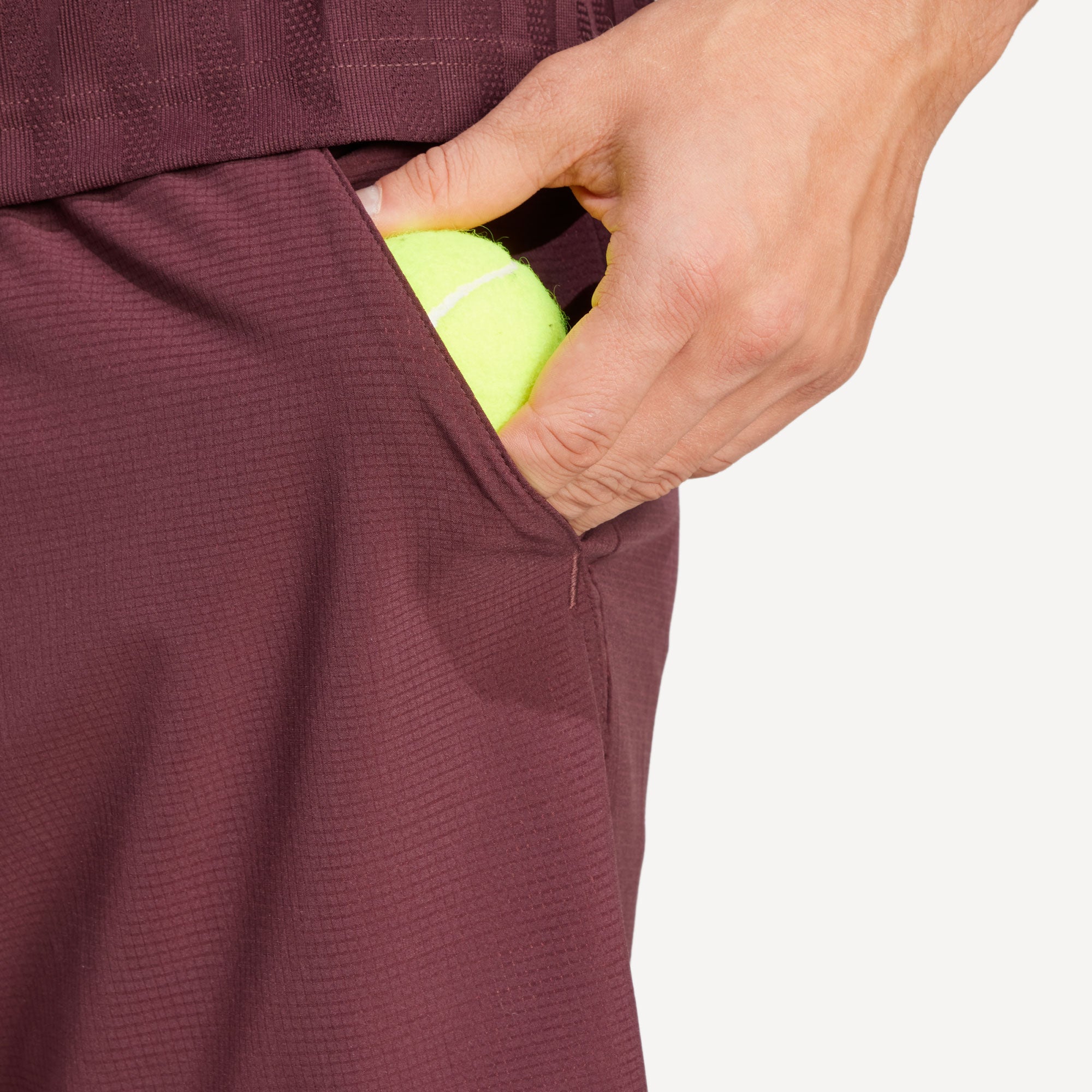 adidas Gameset Men's Ergo 7-Inch Tennis Shorts - Red (5)