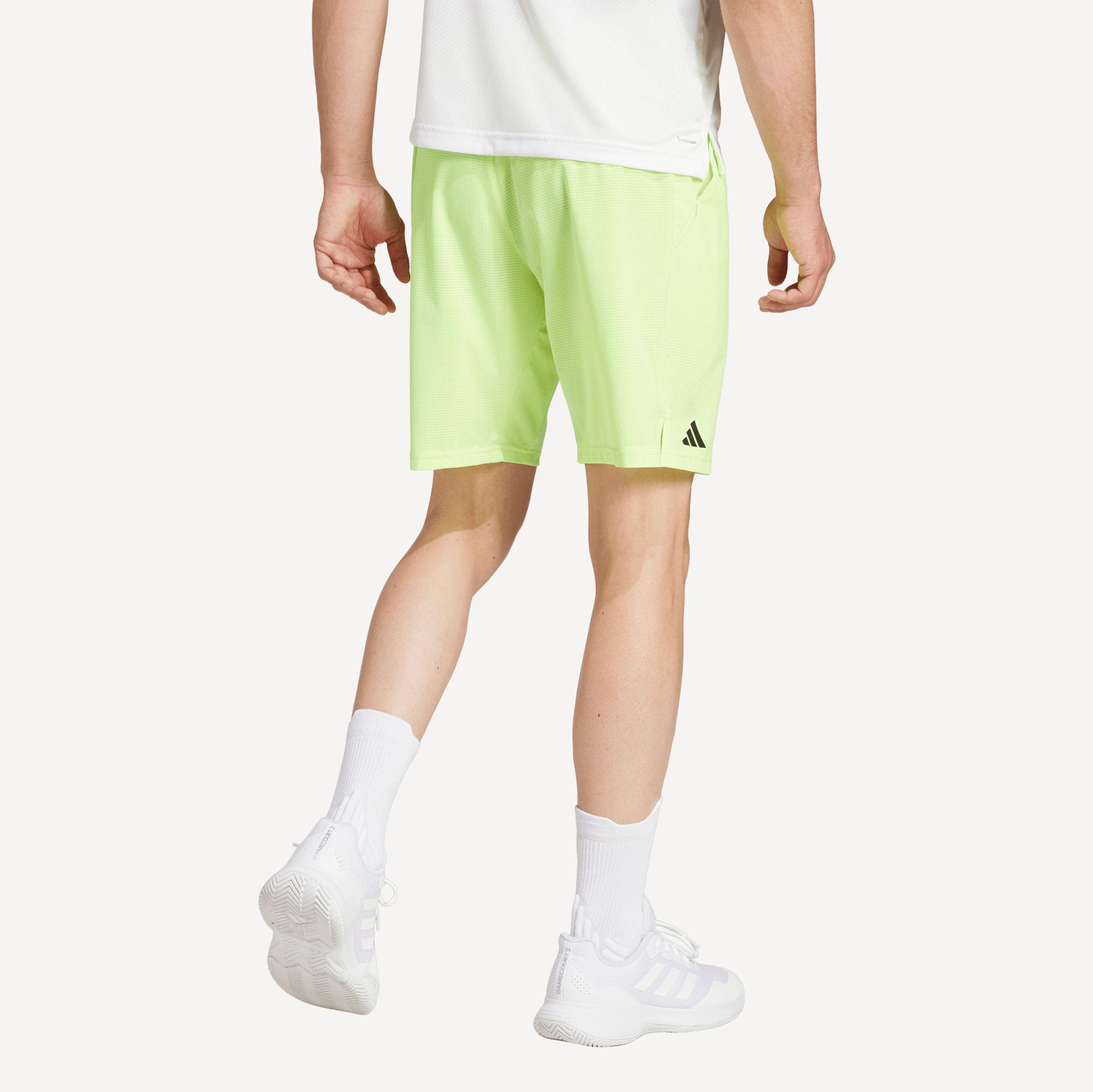 adidas Gameset Men's Ergo 7-Inch Tennis Shorts - Green (2)