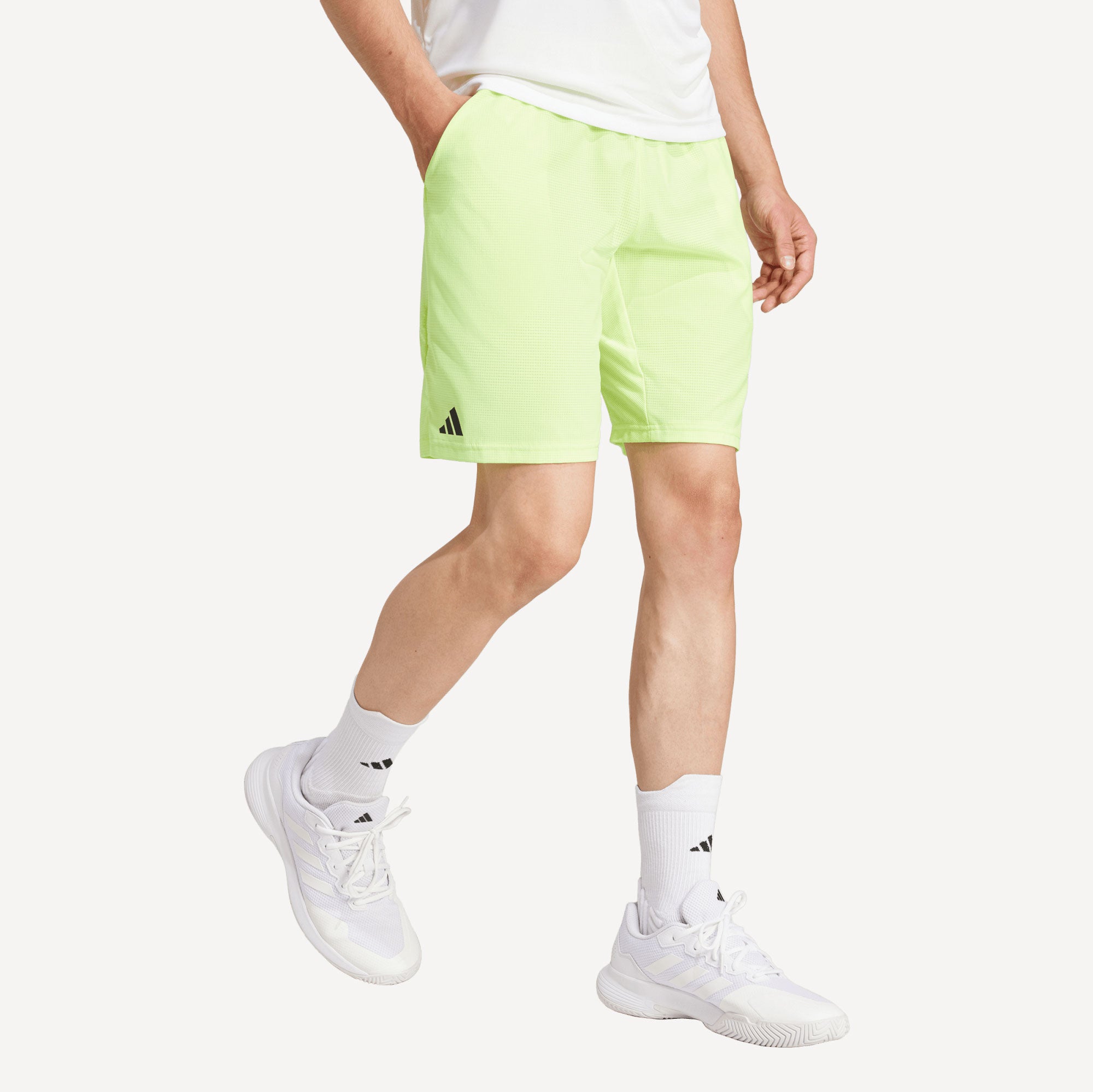 adidas Gameset Men's Ergo 7-Inch Tennis Shorts - Green (3)