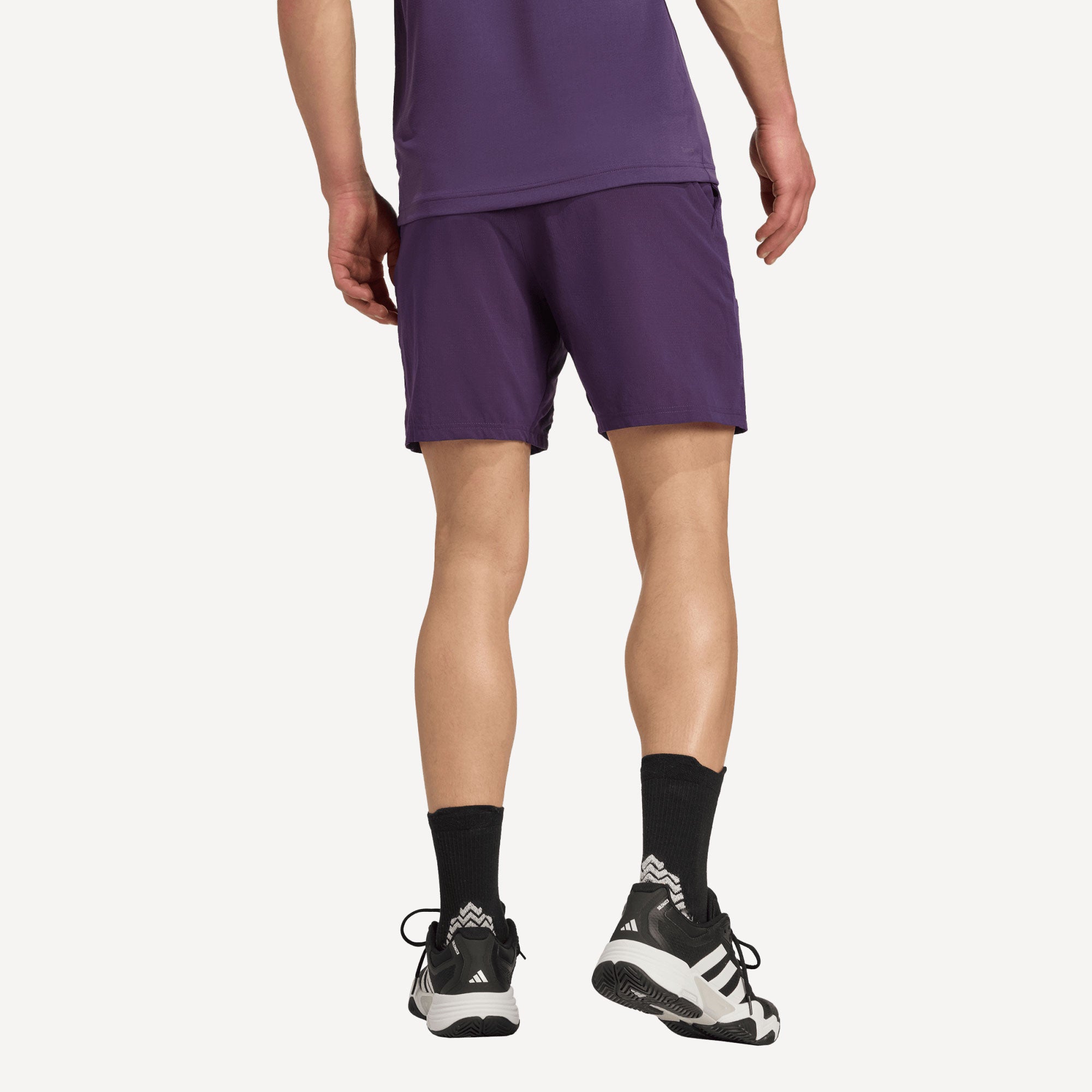 adidas Gameset Men's Ergo 7-Inch Tennis Shorts - Purple (2)