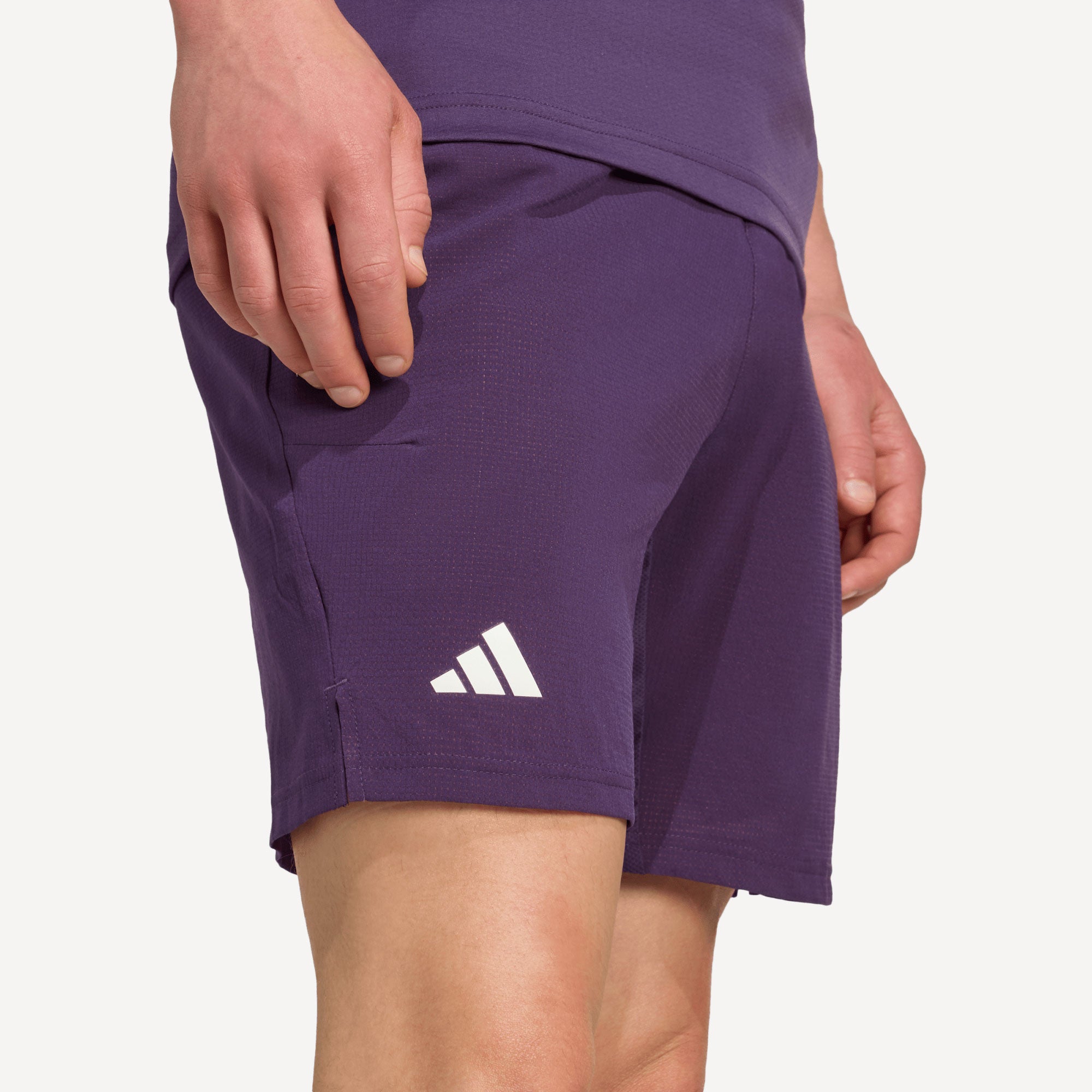 adidas Gameset Men's Ergo 7-Inch Tennis Shorts - Purple (5)