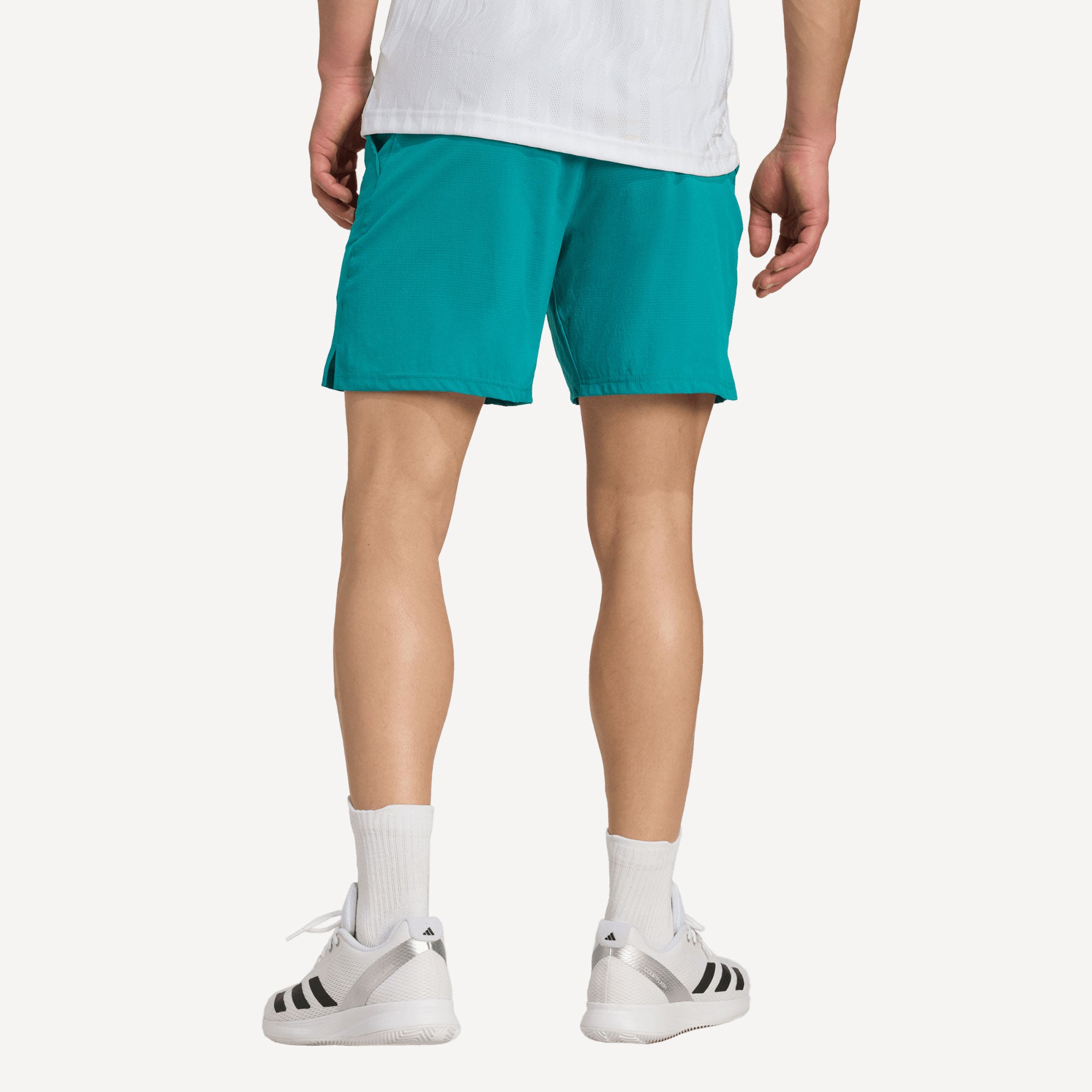 adidas Gameset Men's Ergo 7-Inch Tennis Shorts - Green (2)
