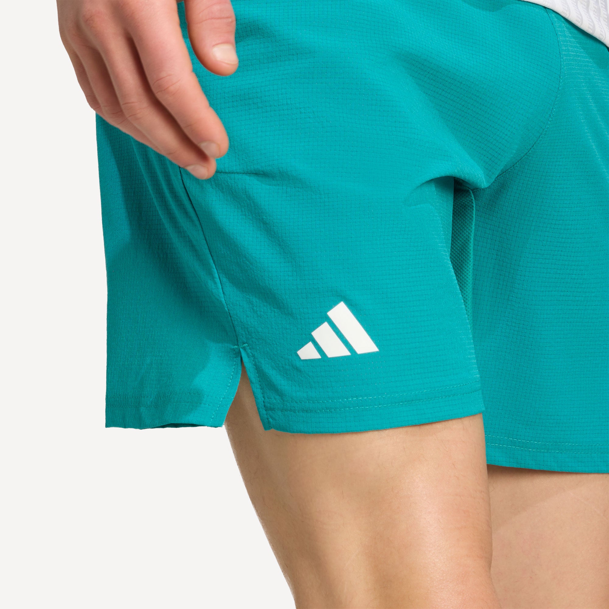 adidas Gameset Men's Ergo 7-Inch Tennis Shorts - Green (4)
