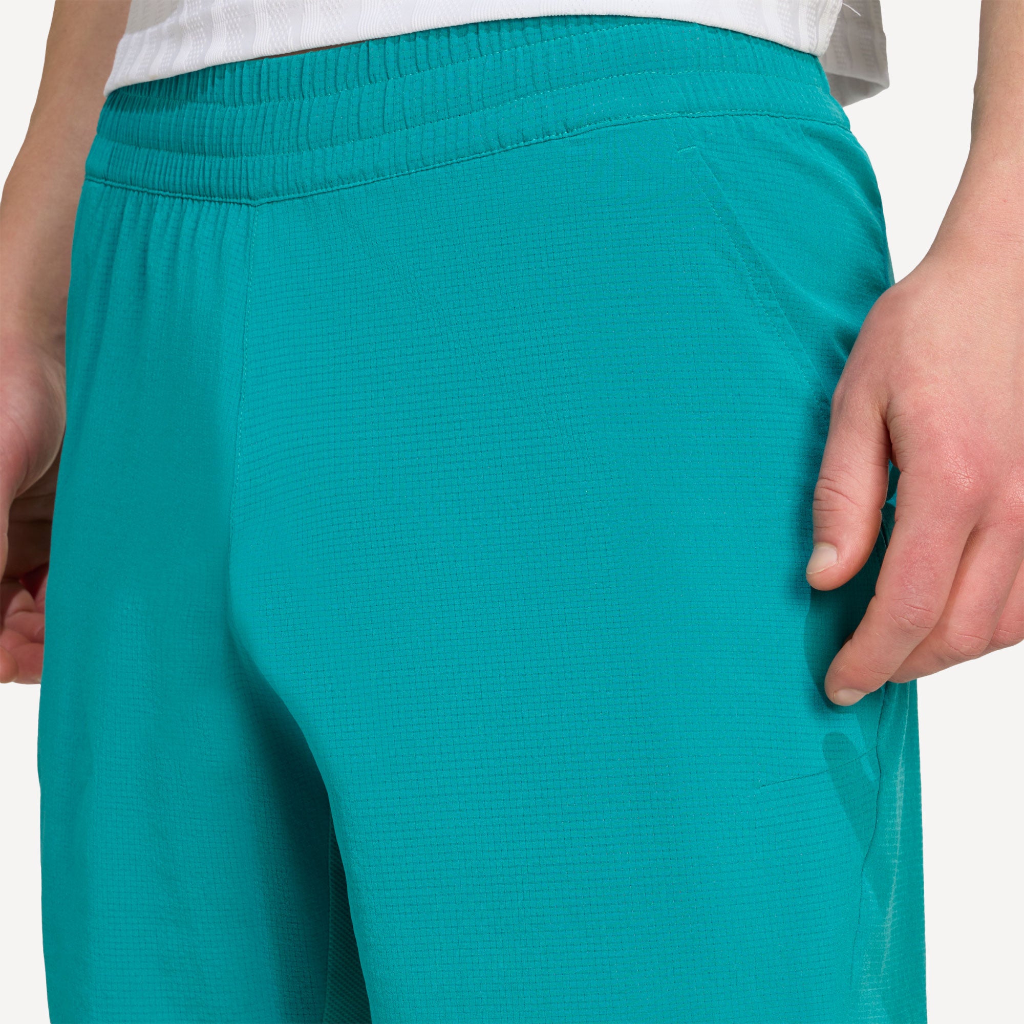 adidas Gameset Men's Ergo 7-Inch Tennis Shorts - Green (5)