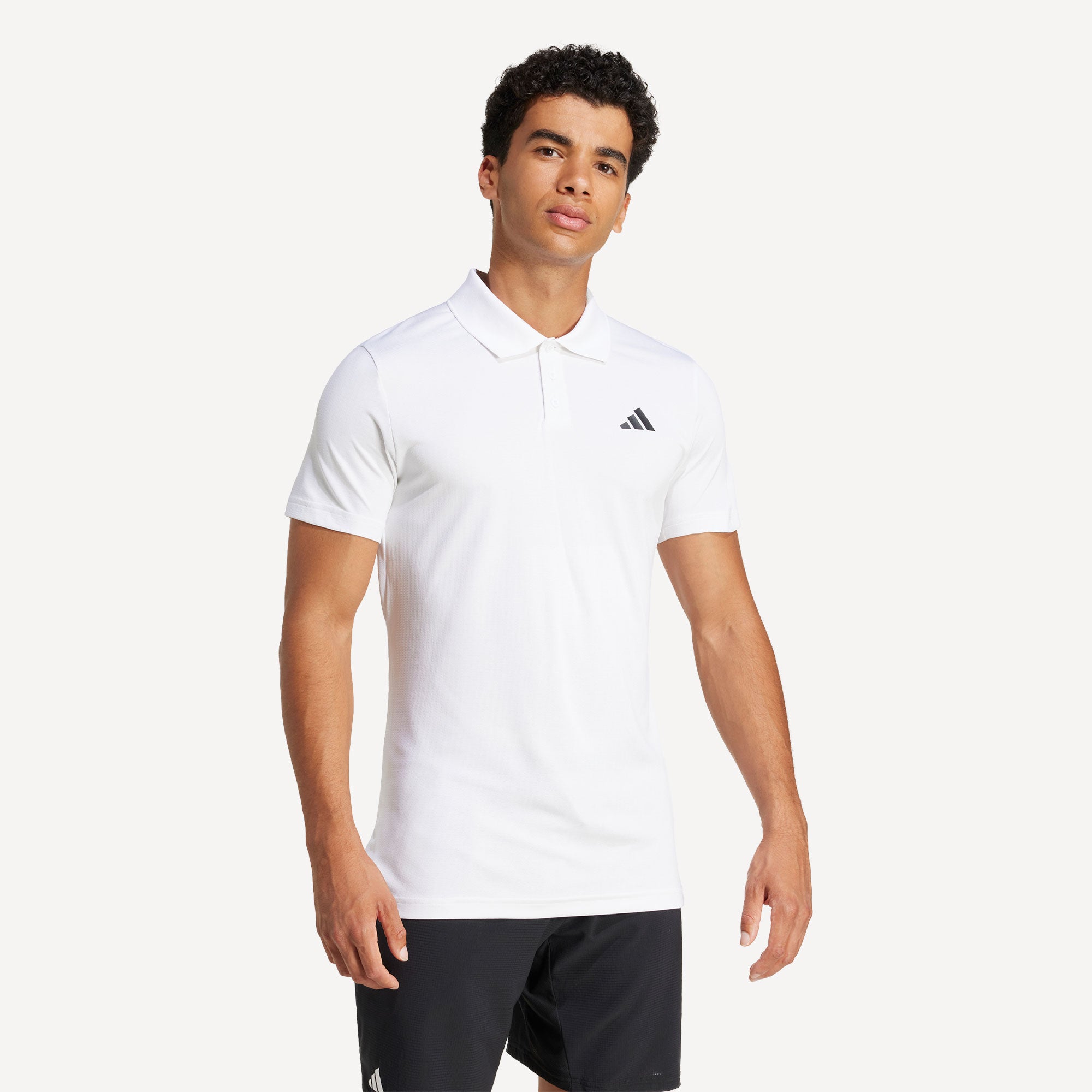 adidas Gameset Men's Freelift Tennis Polo - White (3)