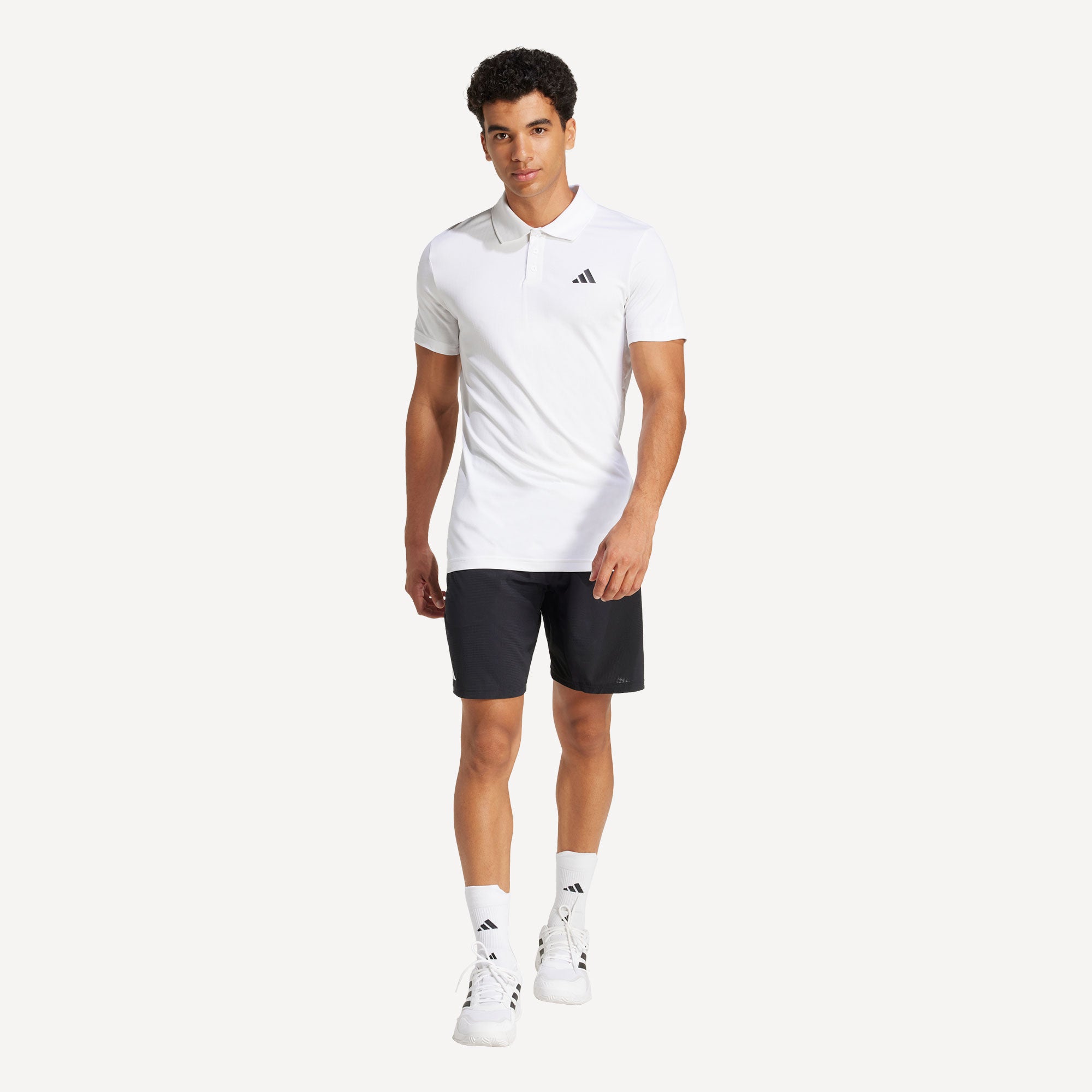 adidas Gameset Men's Freelift Tennis Polo - White (4)
