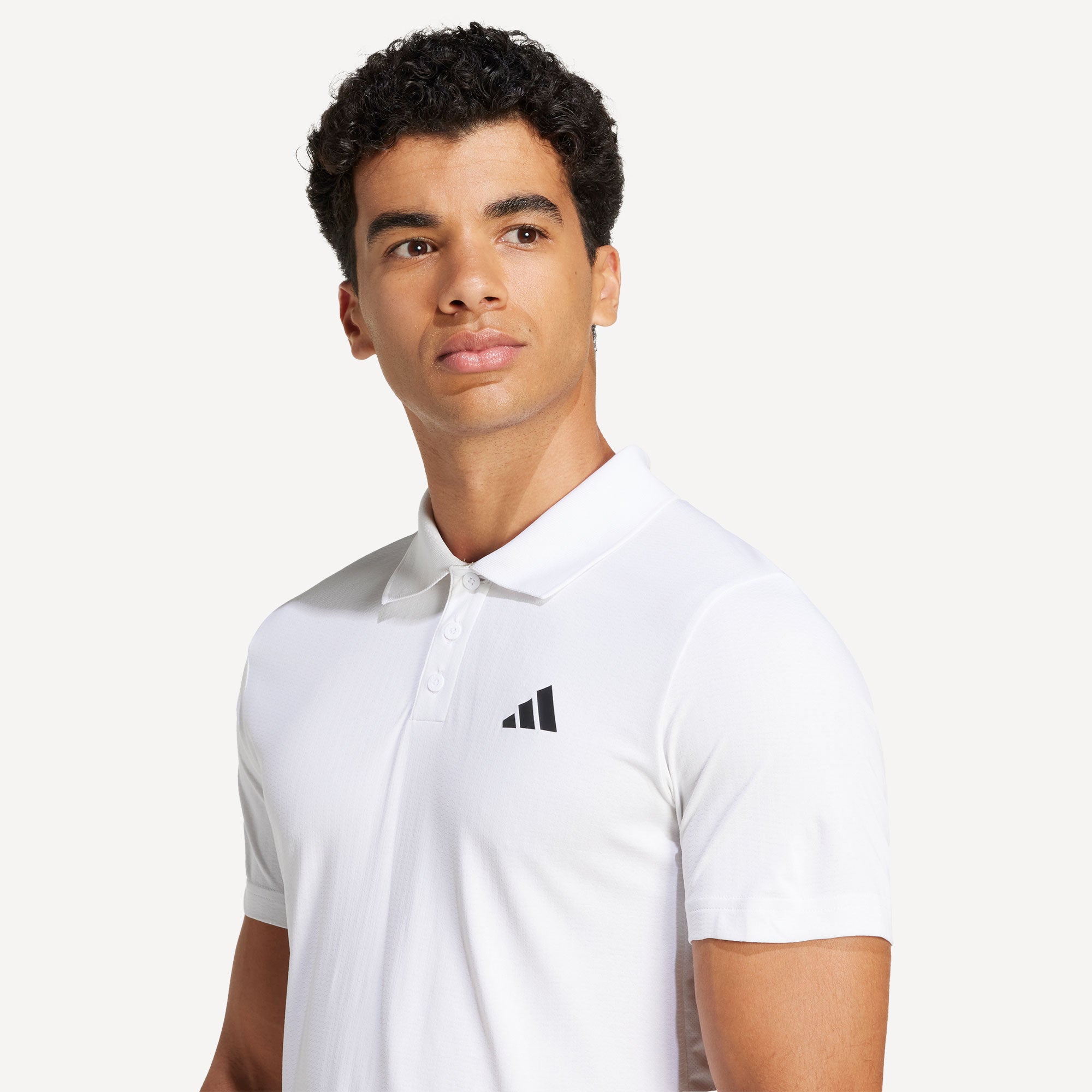 adidas Gameset Men's Freelift Tennis Polo - White (5)