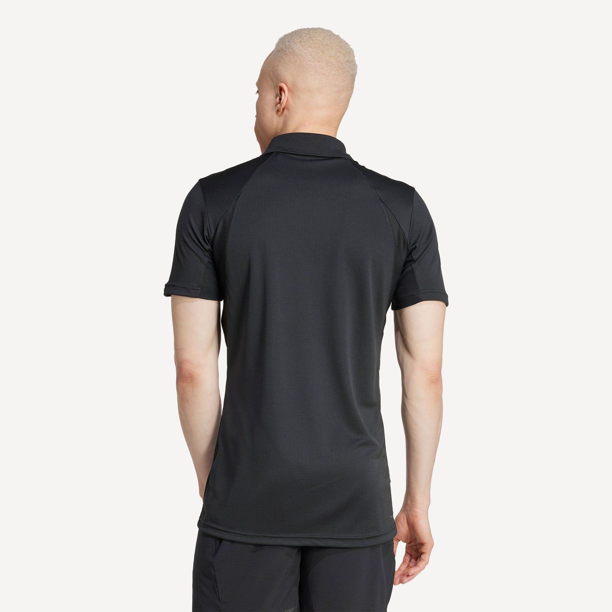 adidas Gameset Men's Freelift Tennis Polo - Black (2)