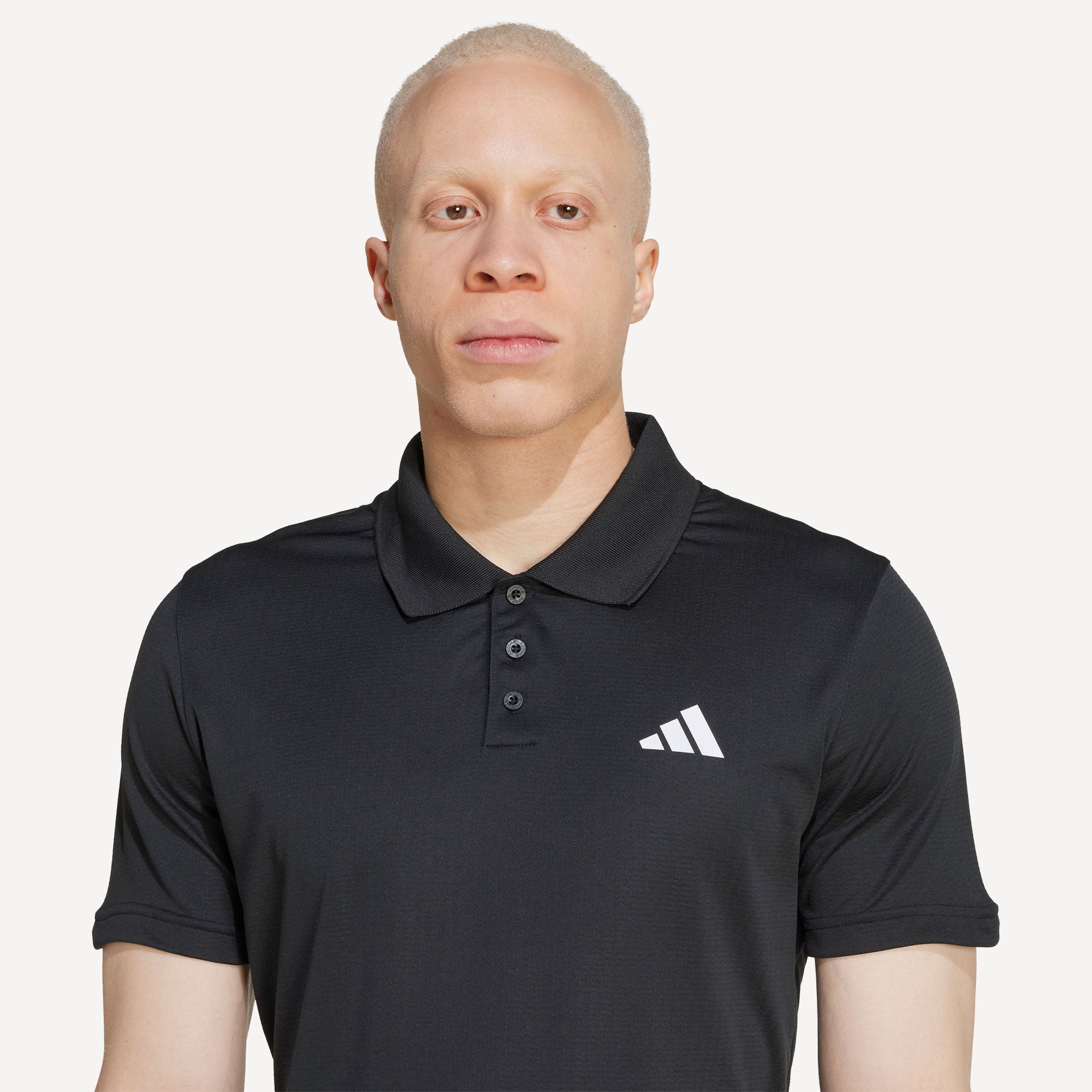 adidas Gameset Men's Freelift Tennis Polo - Black (4)