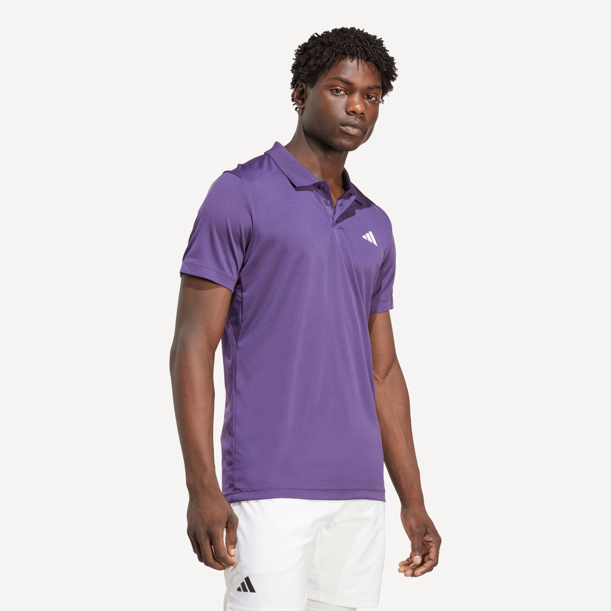 adidas Gameset Men's Freelift Tennis Polo - Purple (3)