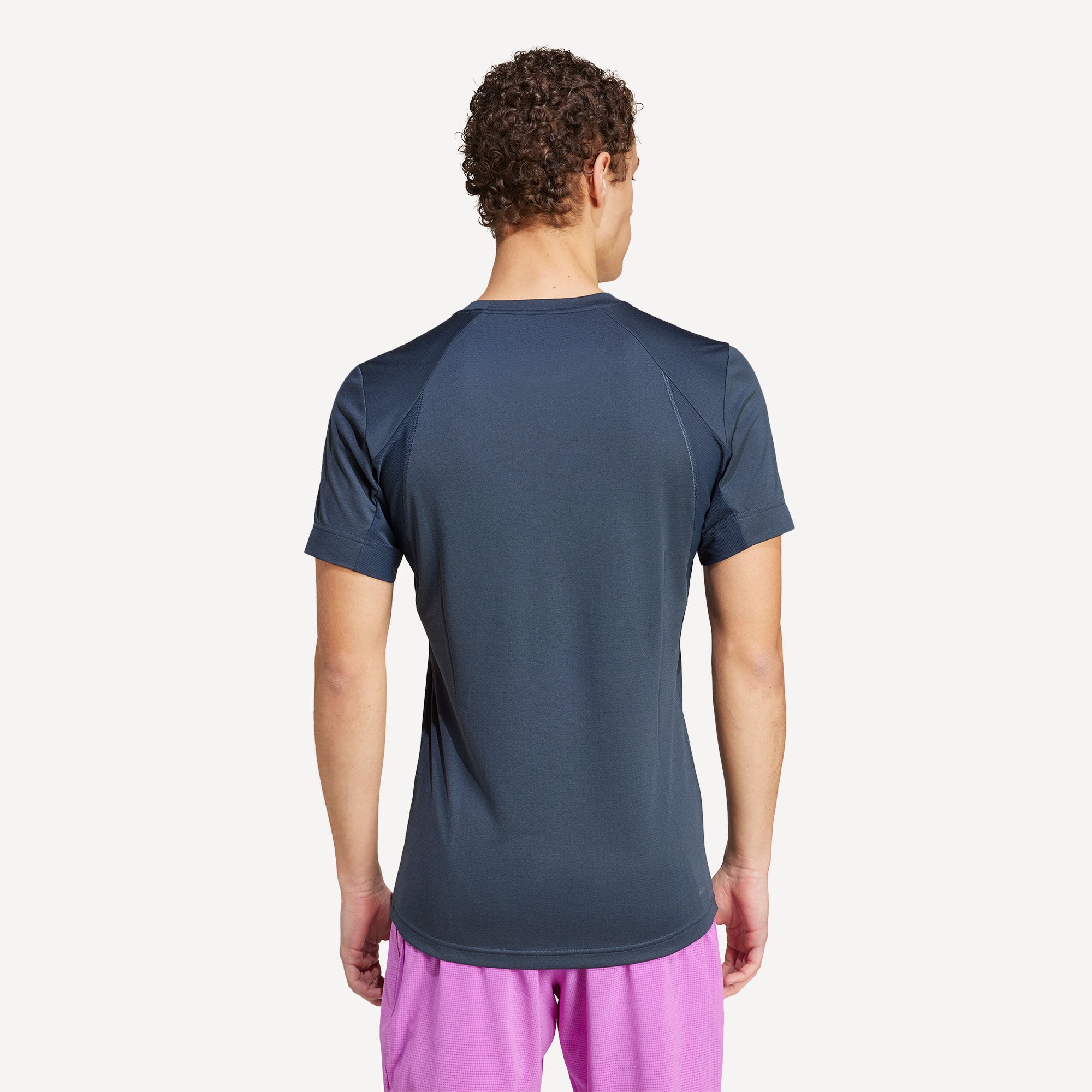 adidas Gameset Men's Freelift Tennis Shirt - Blue (2)