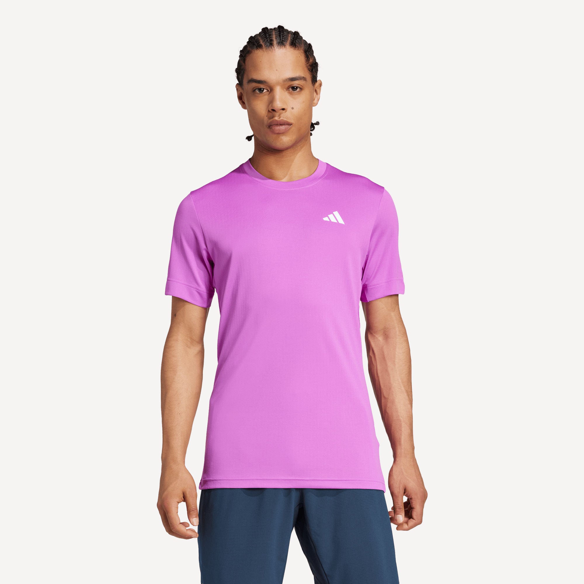 adidas Gameset Men's Freelift Tennis Shirt - Purple (1)